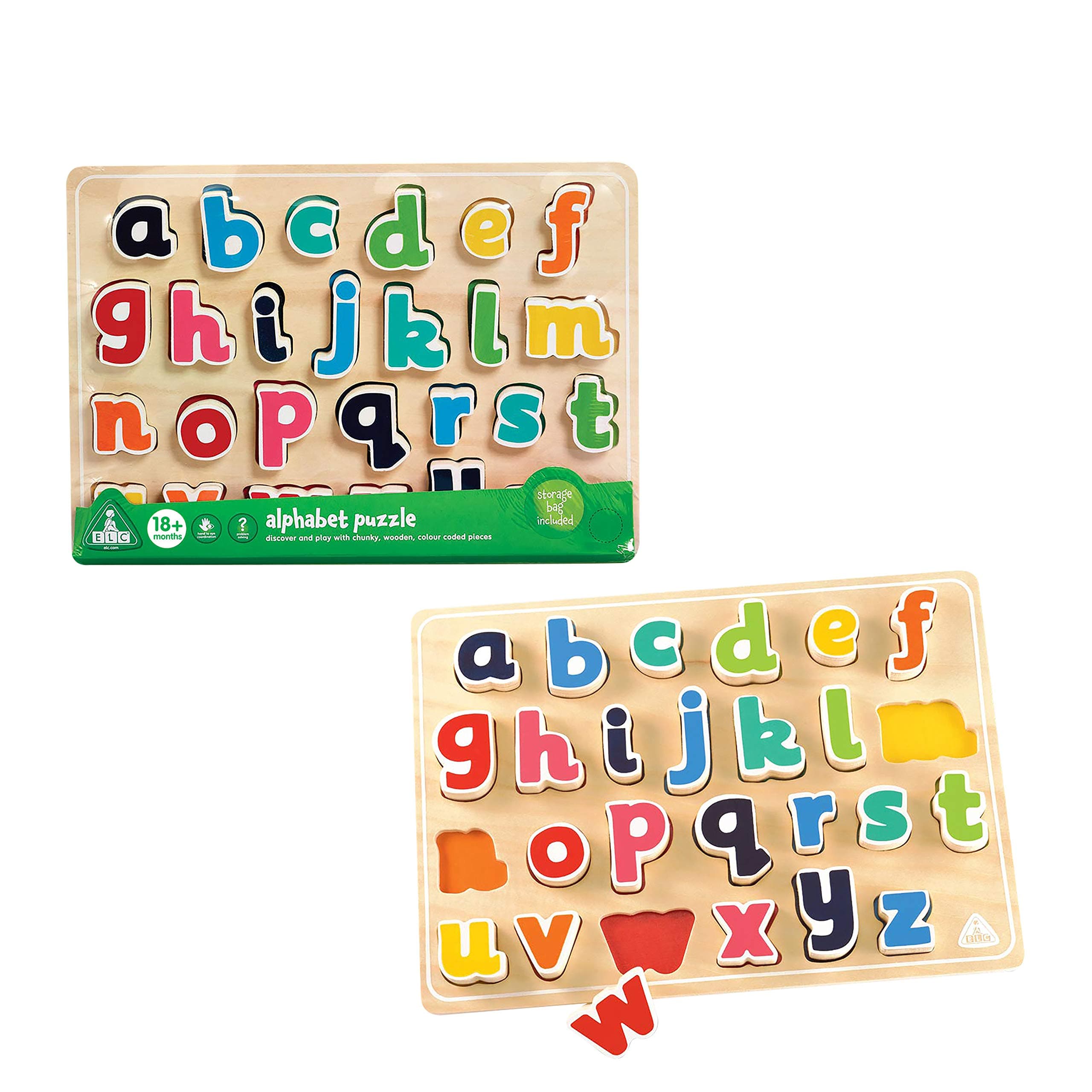 Early Learning Centre Alphabet Puzzle, Develops Hand Eye Coordination, Problem Solving, Learning to Read, Kids Toys for Ages 18 Month, Amazon Exclusive