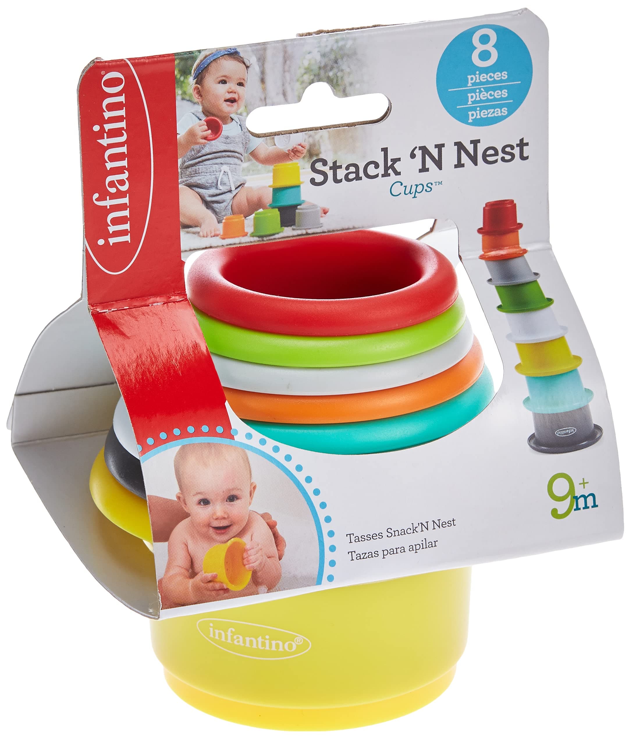 Stack'N Nest Cups |Baby Activity , Learning & Developing Toys|