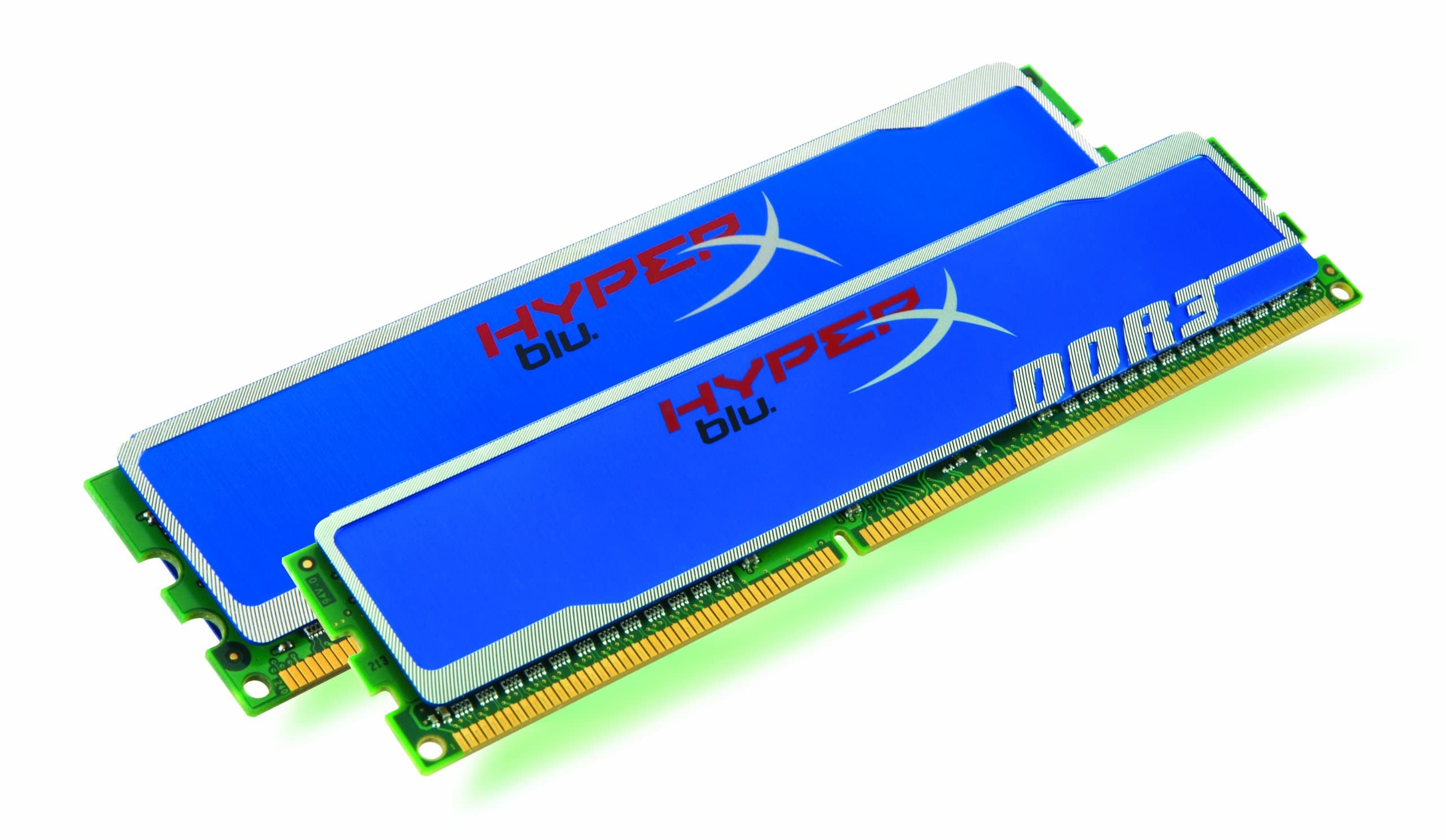 Kingston Technology HyperX Blu 4GB 1600MHz DDR3 Non-ECC CL9 DIMM (Kit of 2) XMP KHX1600C9D3B1K2/4GX