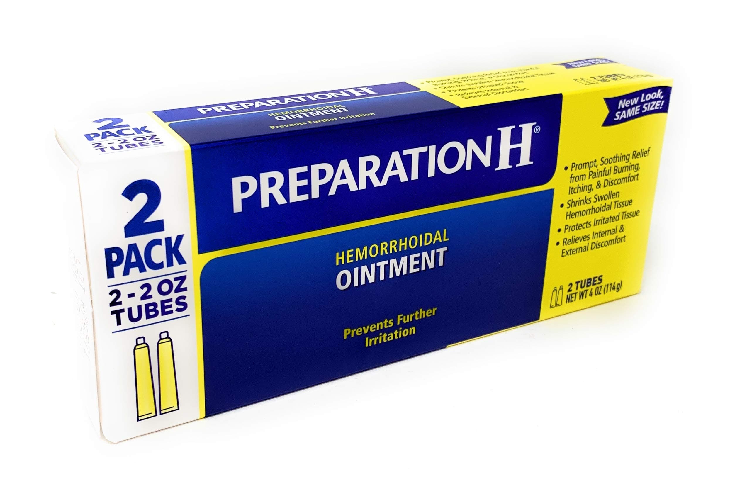 Hemorrhoidal Ointment - 4 oz TOTAL (2 oz x 2 tubes)