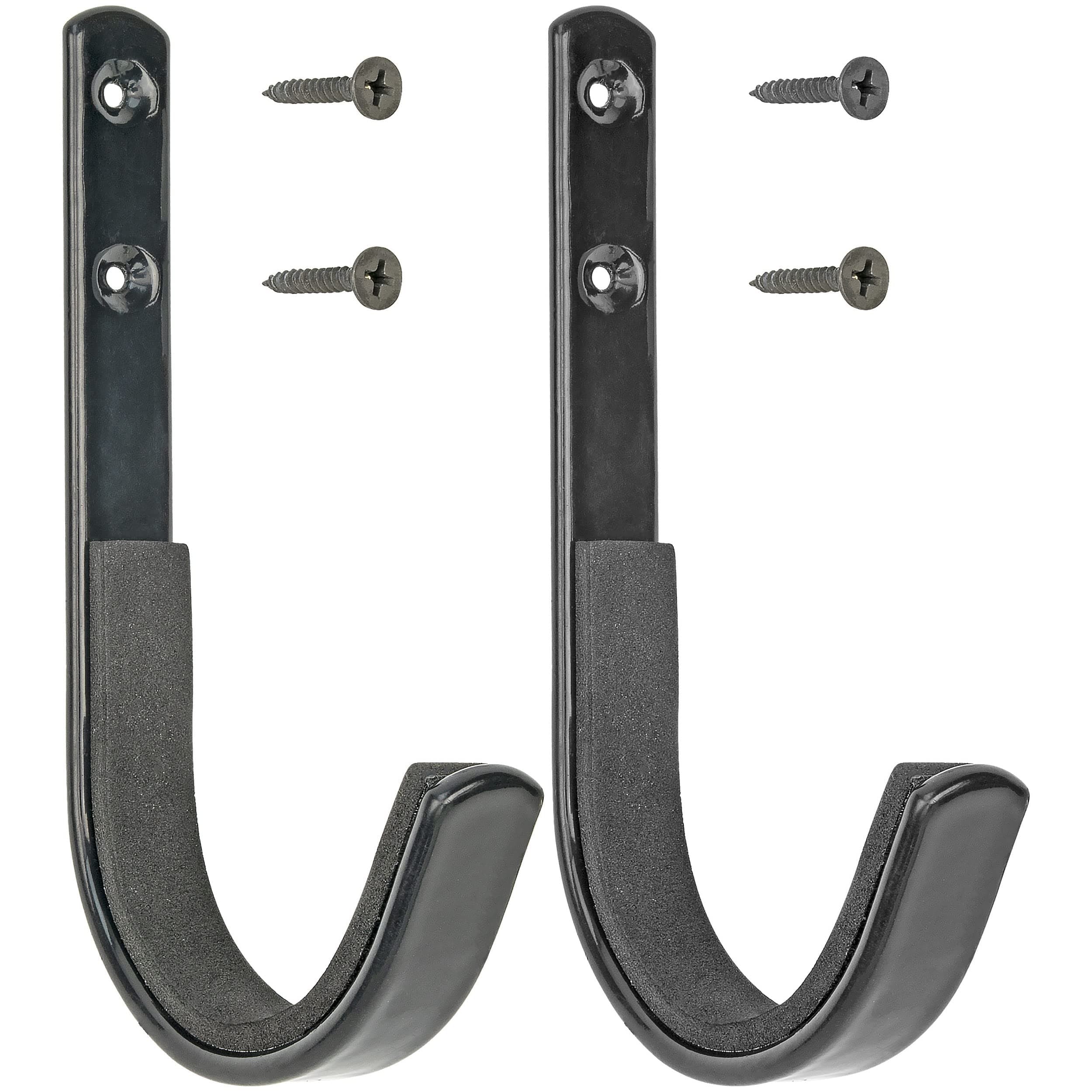 BOOMSTICK Gun Handgun Black Vinyl Coated Pistol Wall Mount Rack