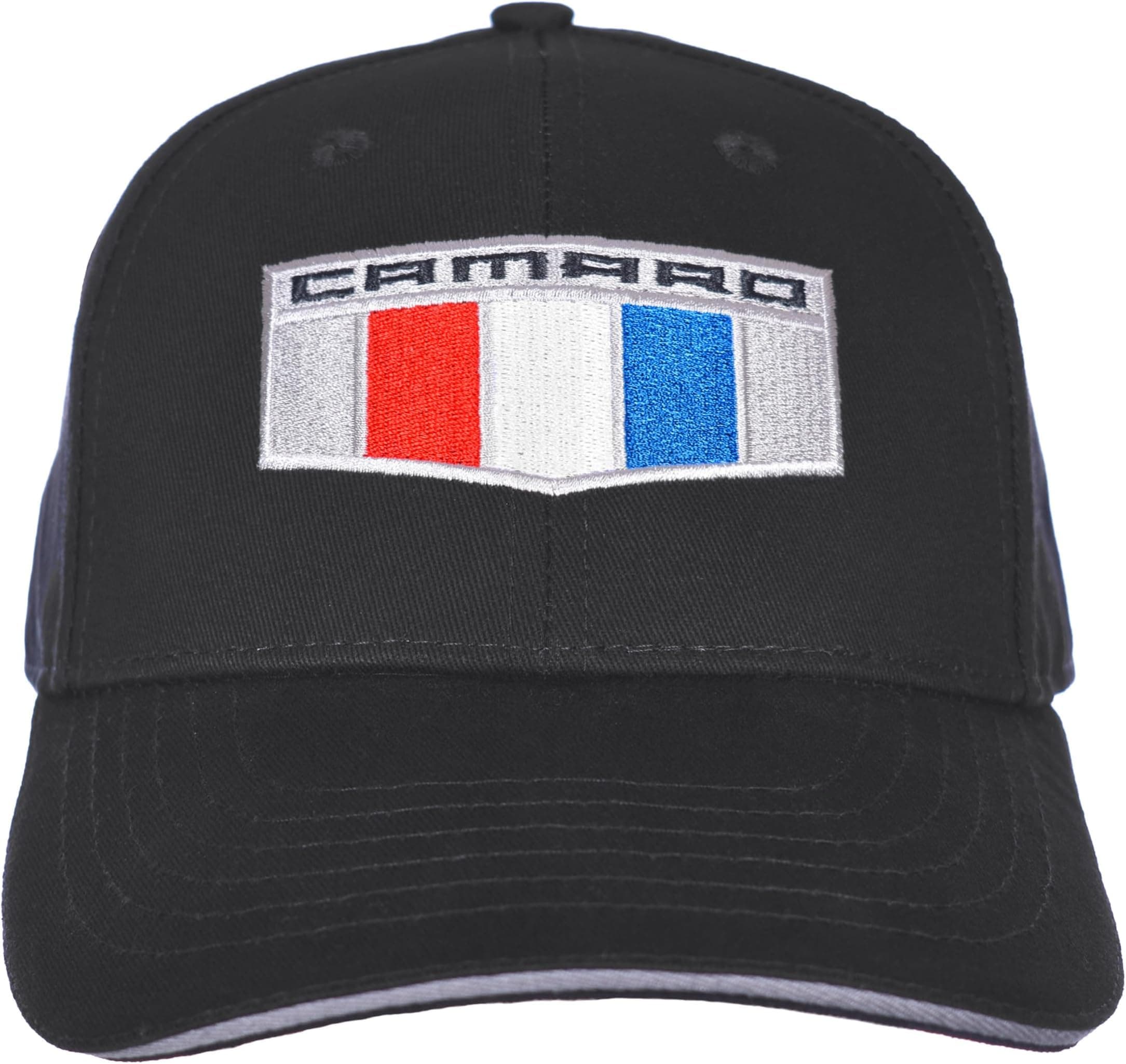 Men's Chevy Camaro Shield Logo Cap Adjustable Black Hat