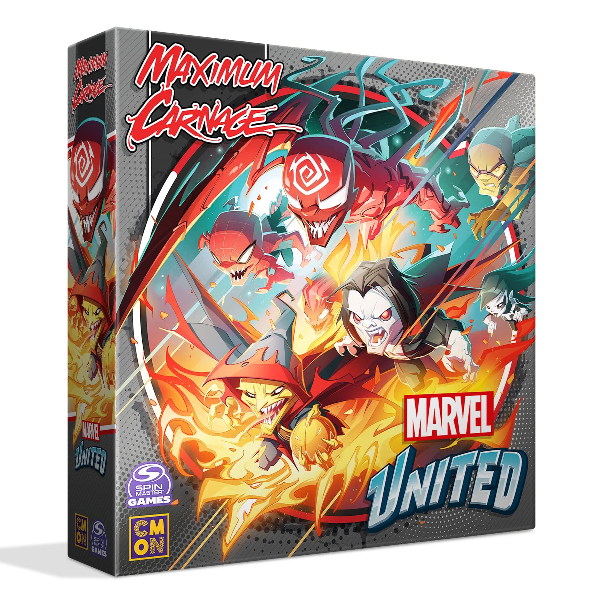CMON | Marvel United: Maximum Carnage | Miniatures Board Game | Ages 14+ | 1-5 Players | 45+ Minutes Playing Time