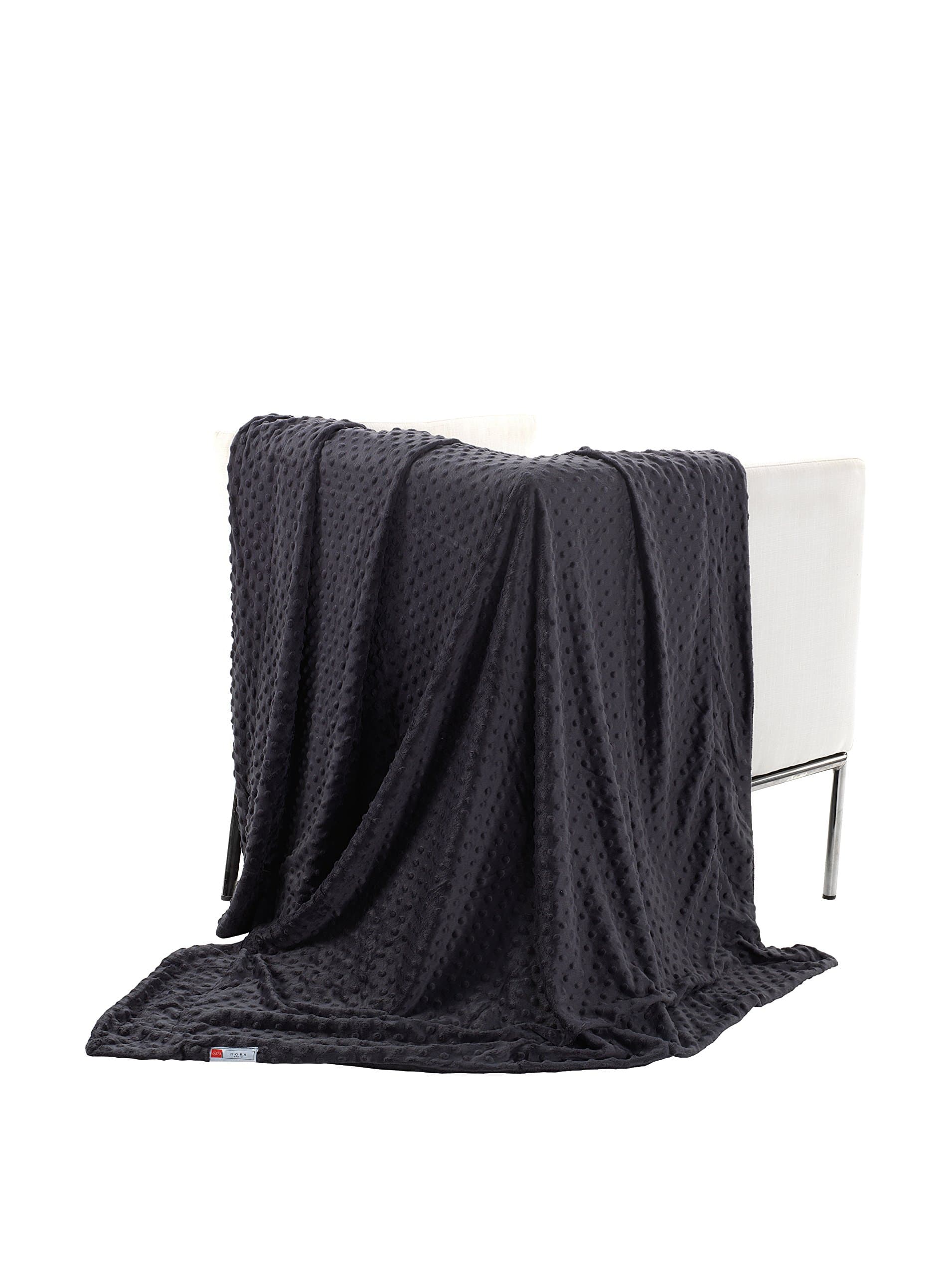 Blankets Mora Plaid Topitos Graphite 130 x 170