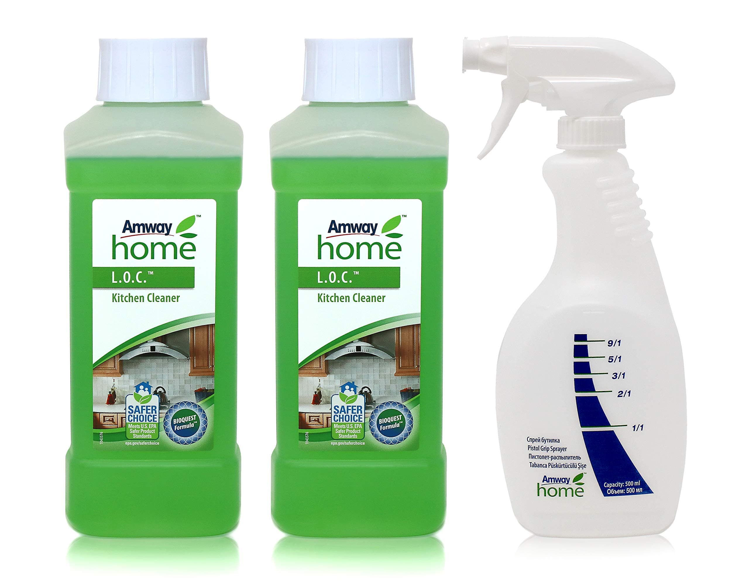 Pack 2 Kitchen Cleaner LOC - with a Powerful Cleaning Action That cuts Through The Toughest Grease and Grime effortlessly, L.O.C.™ Kitchen Cleaner Leaves Your Kitchen hygienic and Clean.