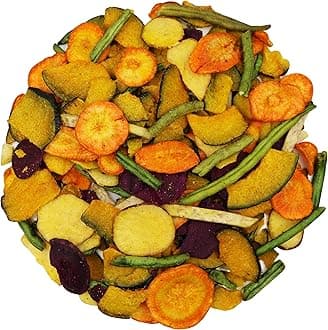 FirstChoiceCandy Vegetable Chips - Dried Salted Mixed Veggie Chips 3 Lb
