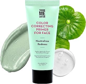 Elizabeth Mott Thank Me Later Color Correcting Face Primer - Niacinamide and Cica Soothes and Neutralizes Uneven Skin Tone and Facial Redness - Grips Makeup for Long-Lasting Wear - Cruelty-Free, 30g