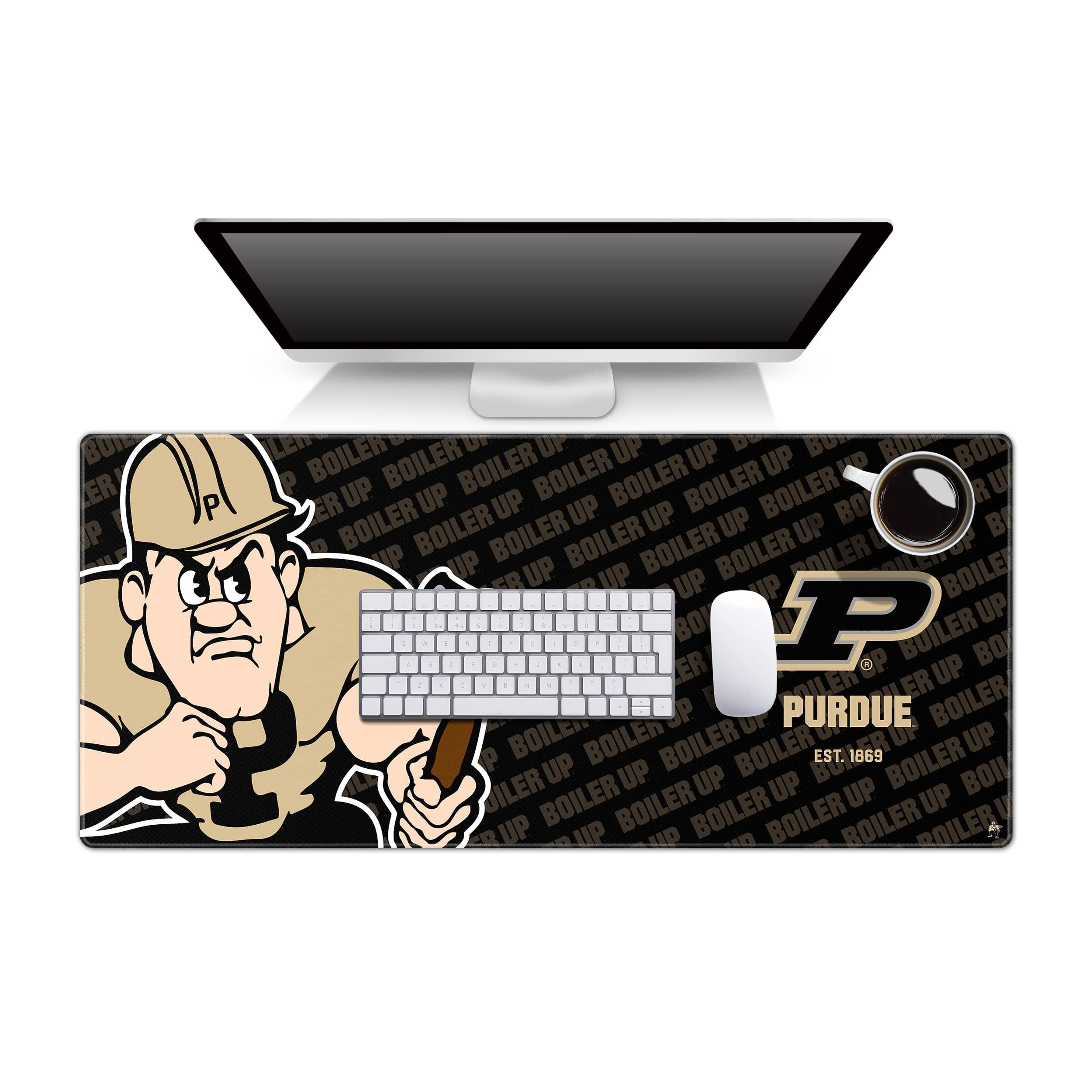 NCAA Purdue Boilermakers Logo Series Desk Pad