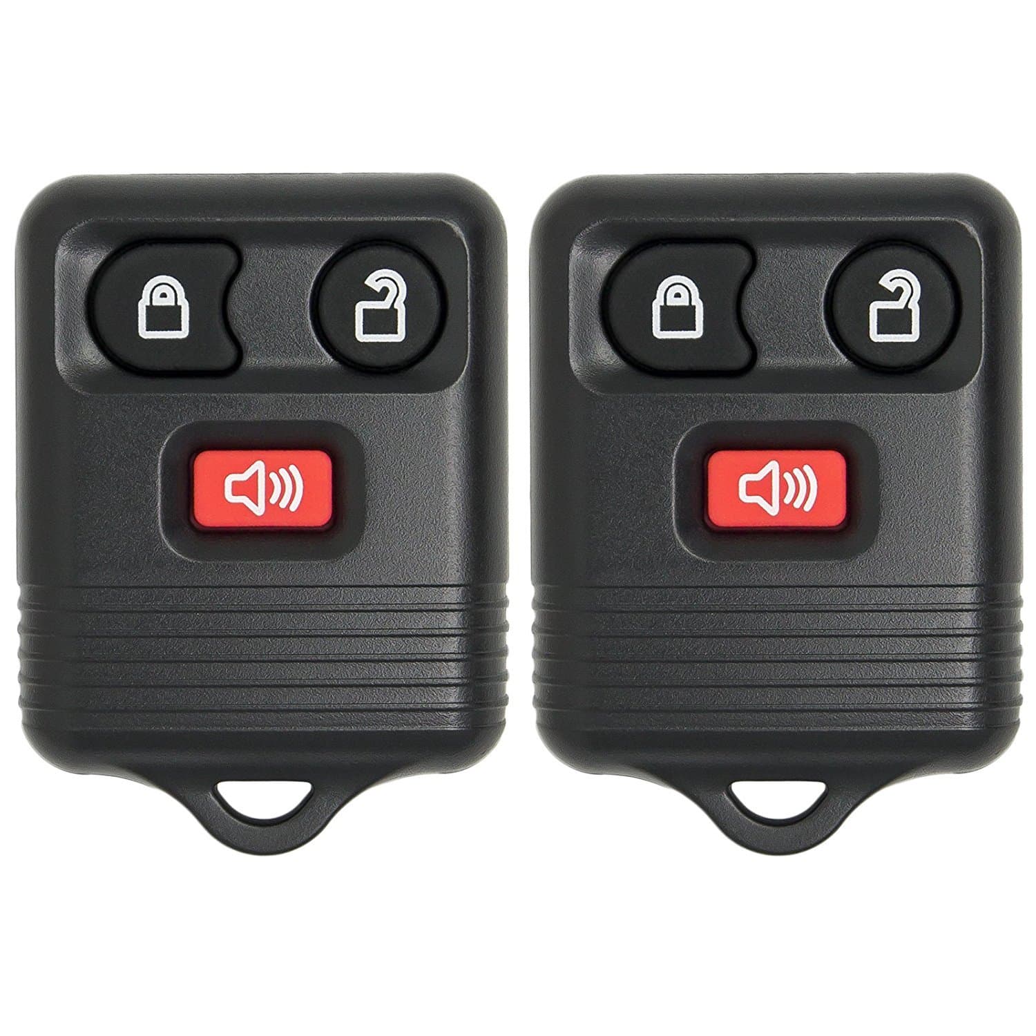 2Pack Keyless Entry Replacement, Remote Control Key Fob Replacement Fits for CWTWB1U212 1998-2014 Ford F150 F250 F350,1998-2003 Lincoln Navigator,2005-2011 Mercury Mariner (Black)