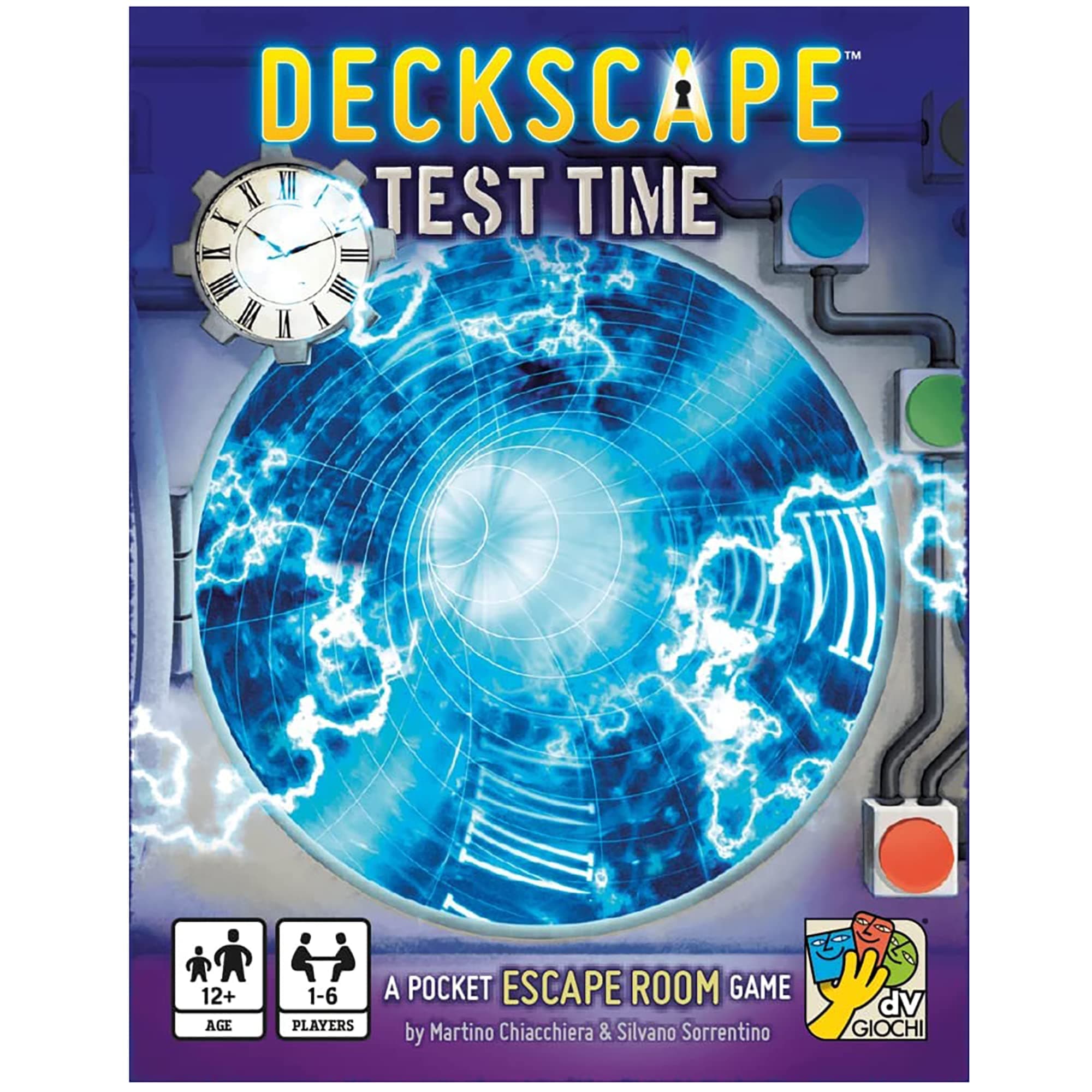 dV Giochi Deckscape: Test Time Card Game DVG4474 Mixed Colours
