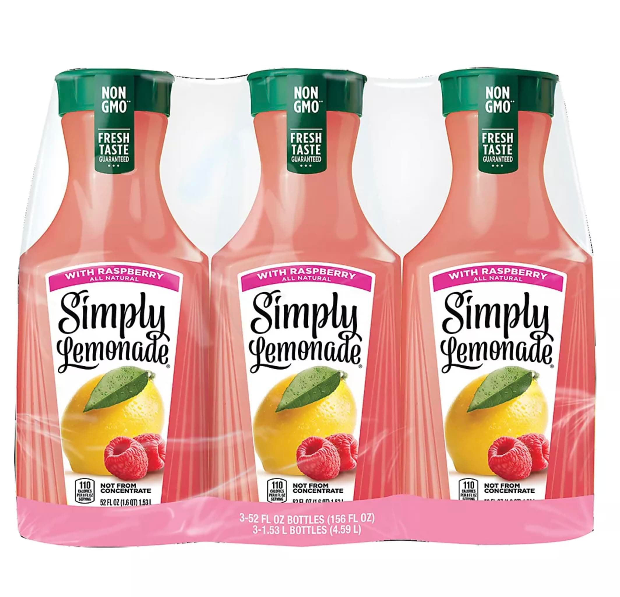 Valpa Simply Lemonade with Raspberry, 3 pk./52 oz.