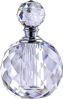 H&D Hyaline&Dora Crystal Art Deco Vintage Style Perfume Bottles Empty Glass Refillable 10ml