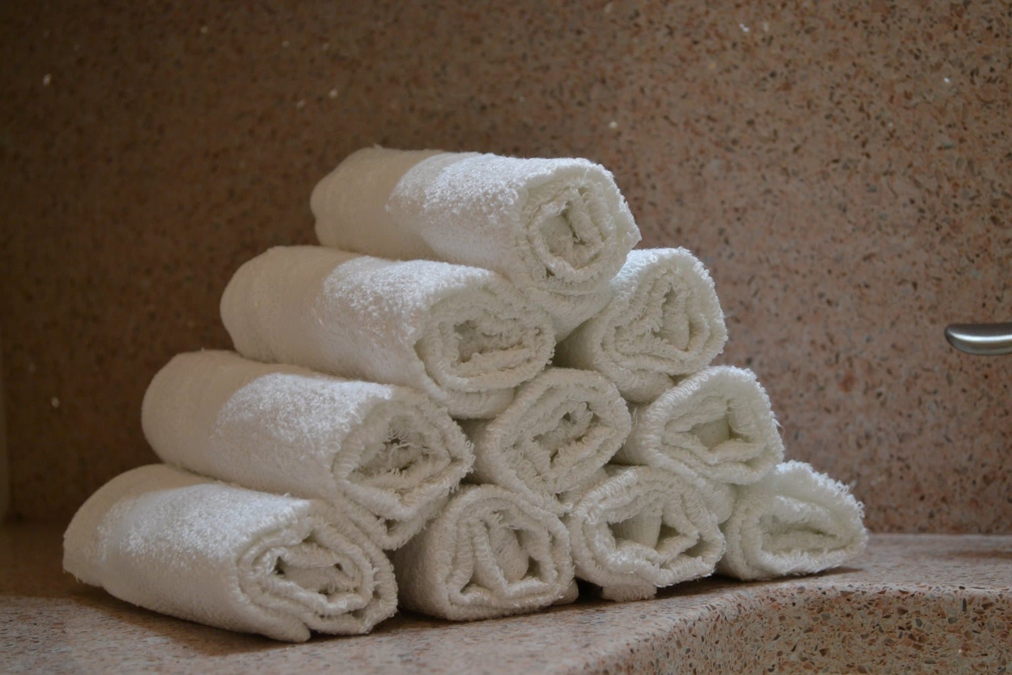 36pk Cotton Bar Mops Kitchen Towels - WHITE