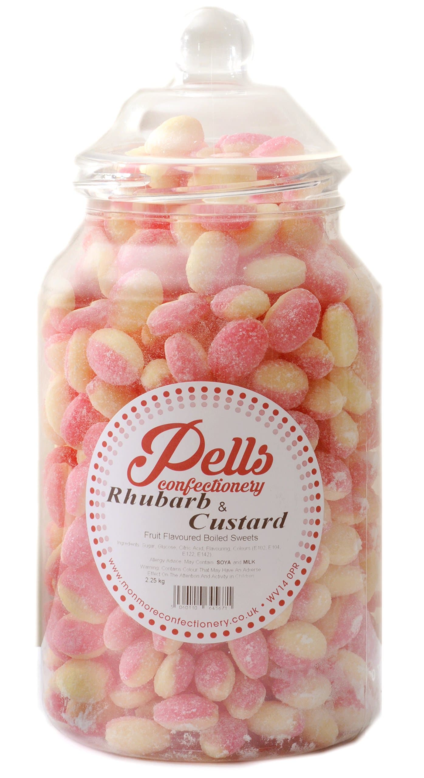 RHUBARB & CUSTARD JAR (PELLS) 2.5kg
