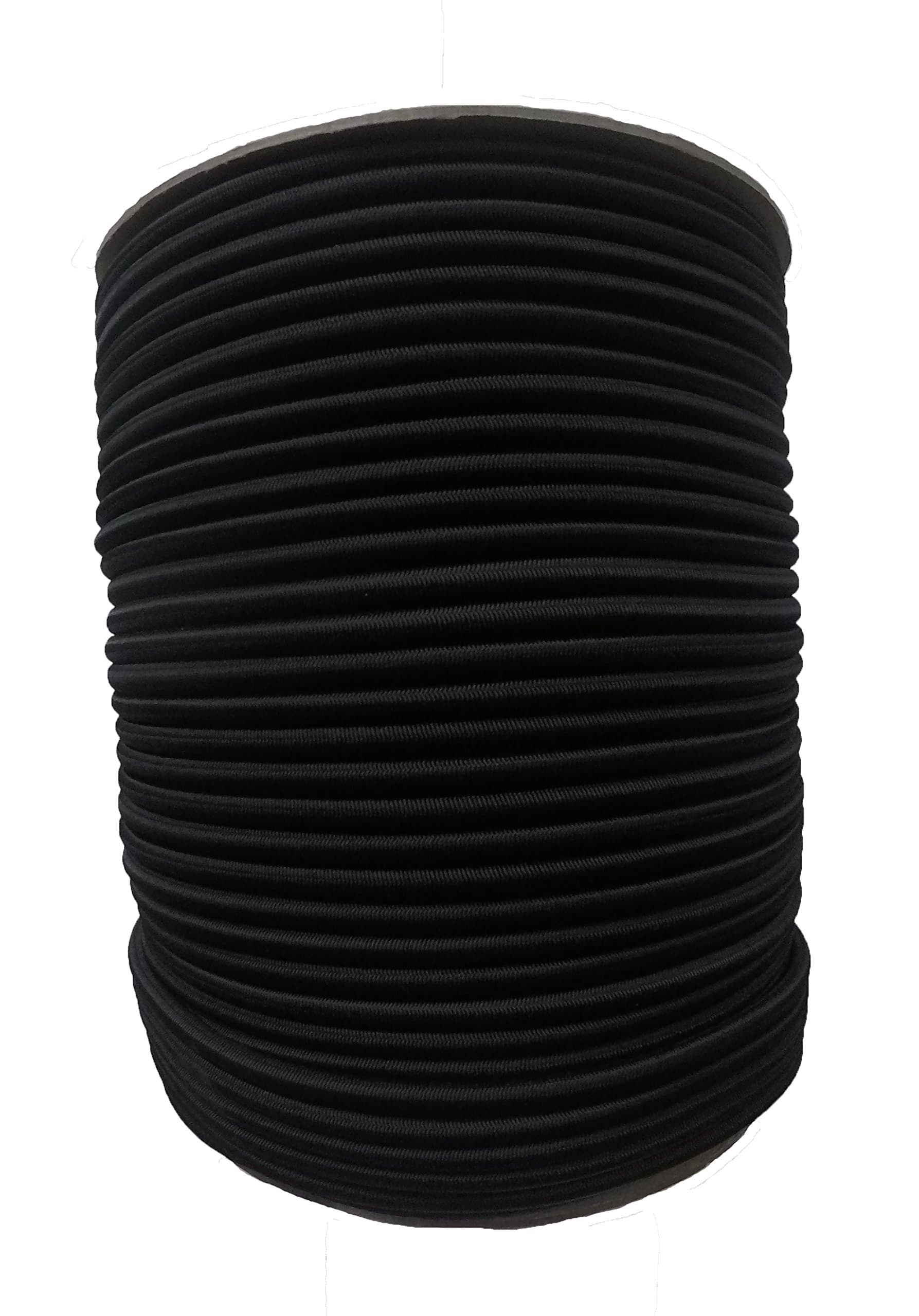APCC 5/16" x 100FT. Shock Cord, BLK w/Polyethylene Jacket