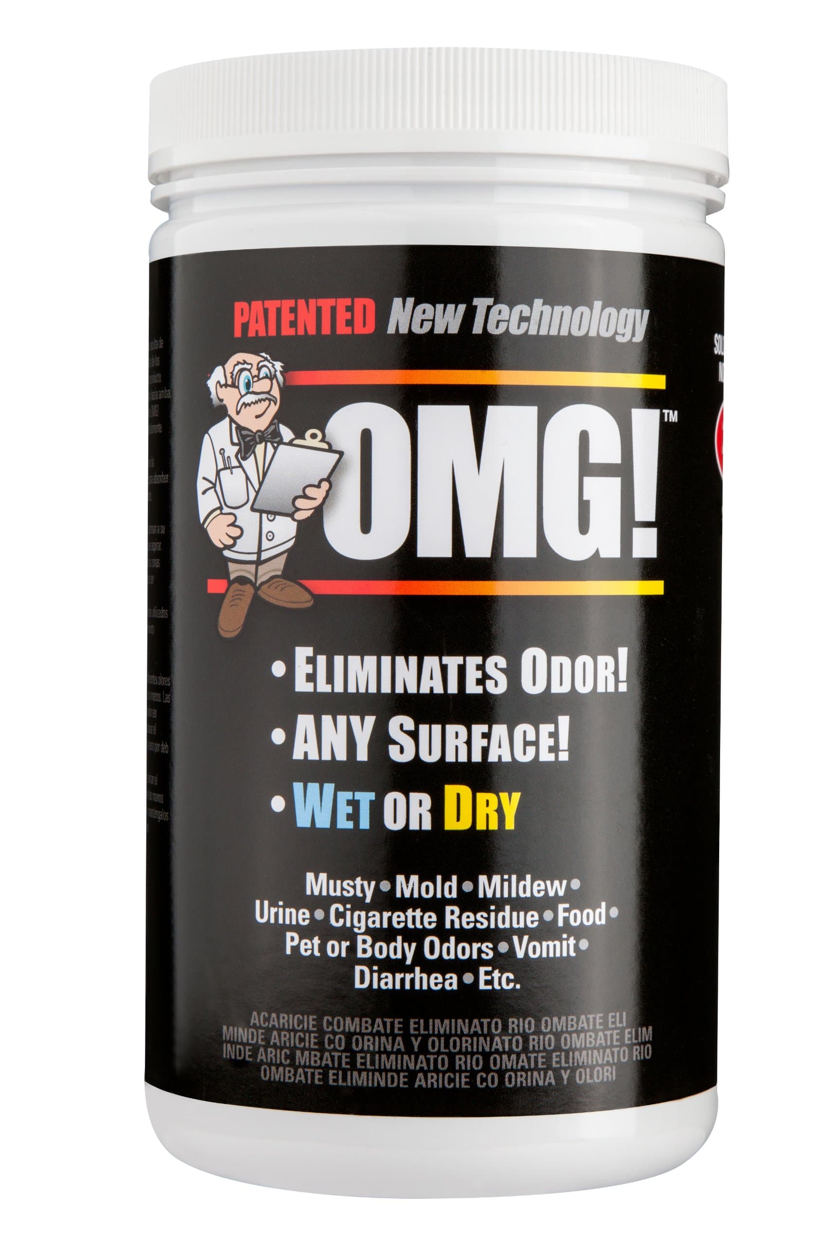 MEDS OMG (HOS) Multi-Purpose Odor and Moisture Extractor - 2 lb. Bottle