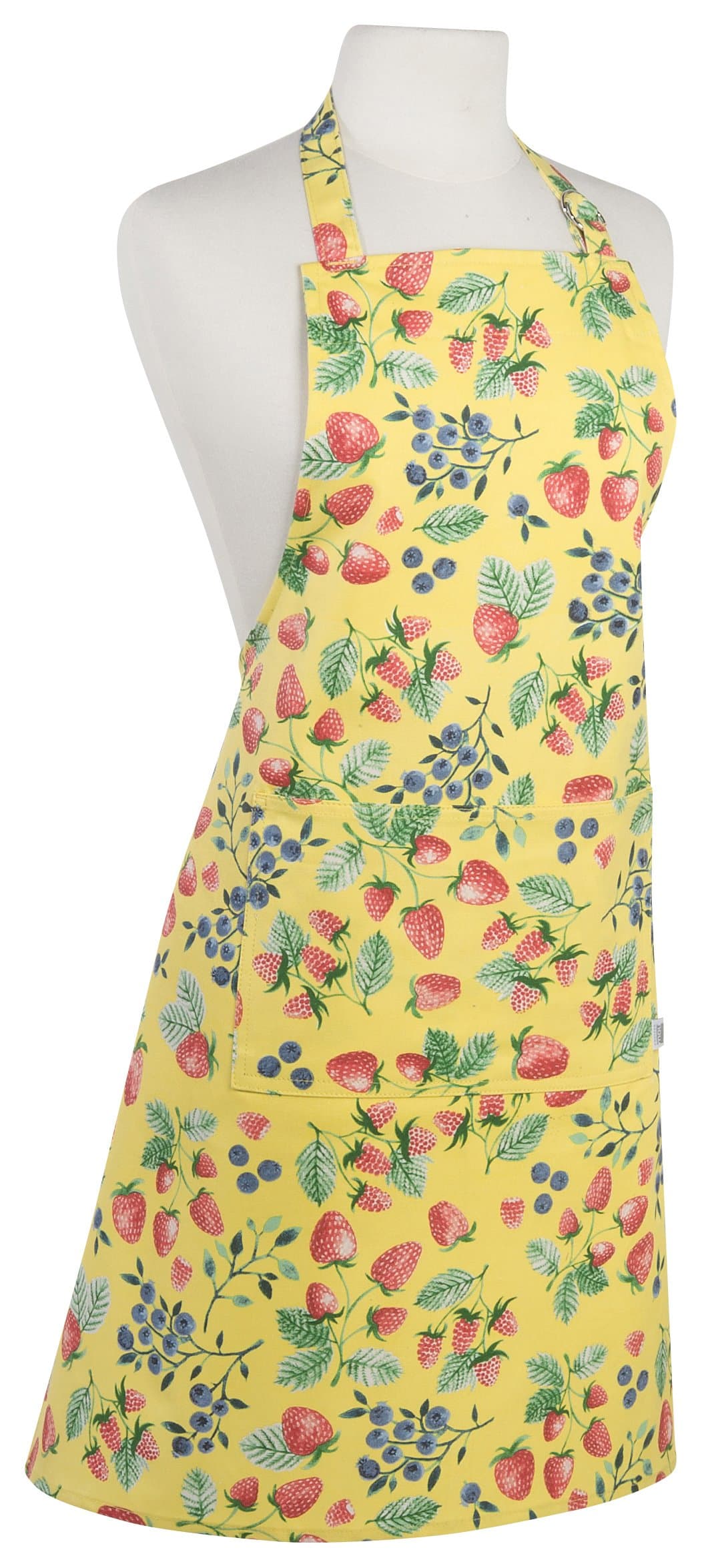 Now Designs Berry Patch Chef's Kitchen Apron Berry Print, 28 x 32 inches