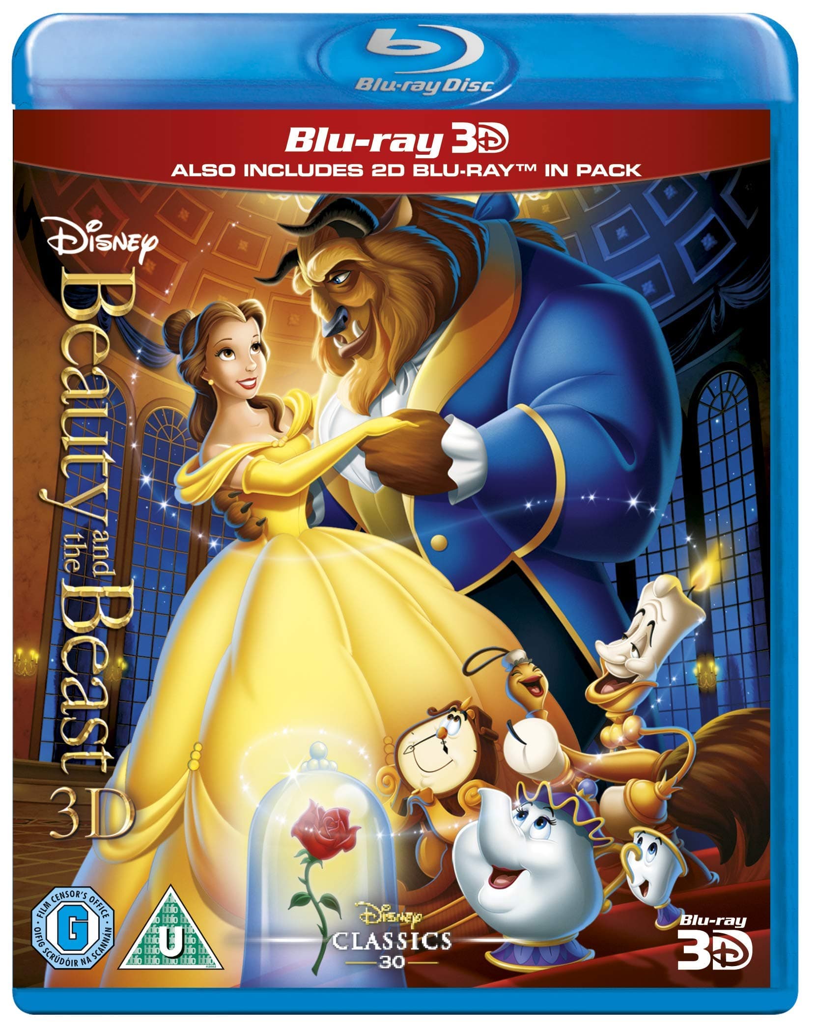 Beauty And The Beast [Blu-ray 3D + Blu-ray 2D] [Region Free]