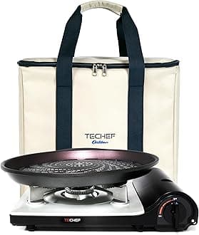 TECHEFStovetop Korean Grill Pan Set with Carrying Bag
