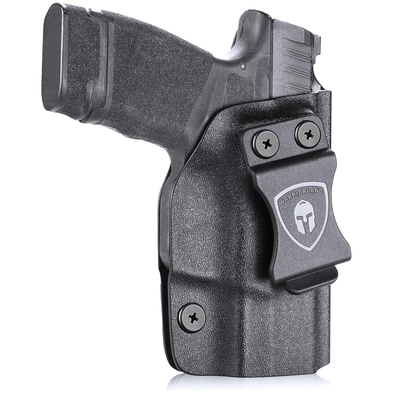 WARRIORLAND IWB Kydex Holster for Springfield Armory Hellcat/Hellcat OSP/Hellcat RDP - Conceal Carry Appendix Holster, Adj. Cant & Retention, Optic Cut Style/Right- / Left-Hand Optional