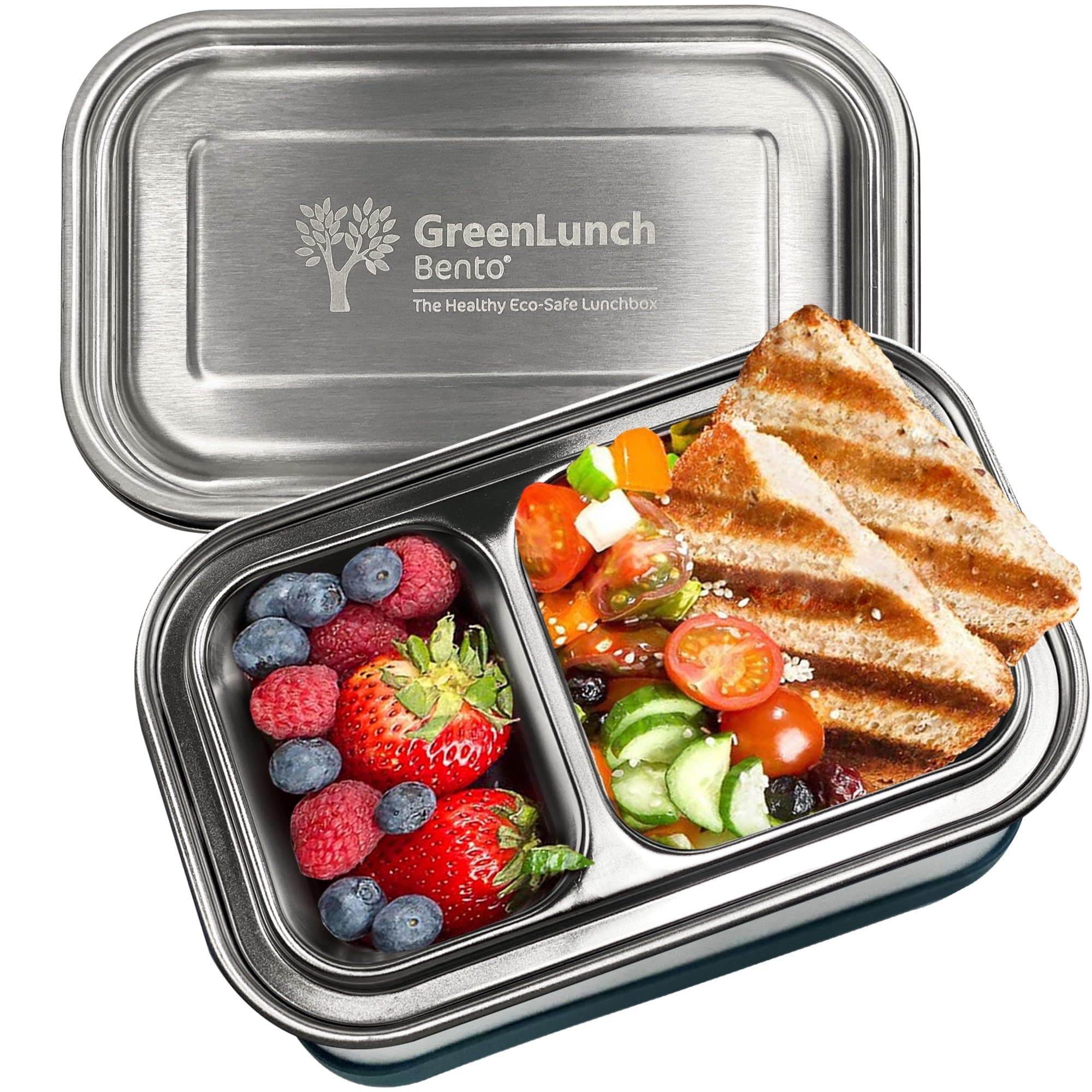 3-in-1 Stainless Steel Bento Box,