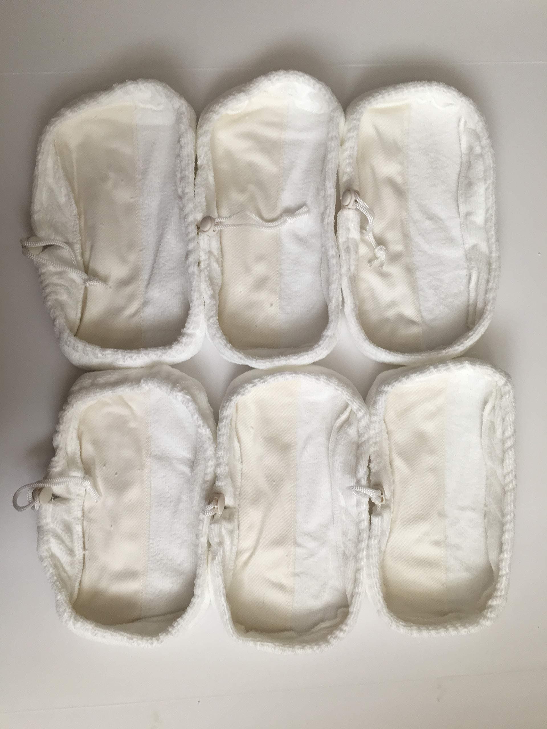 6 Reusable Microfiber Replacement Pads Compatible with Swiffer Bissell Steamboost
