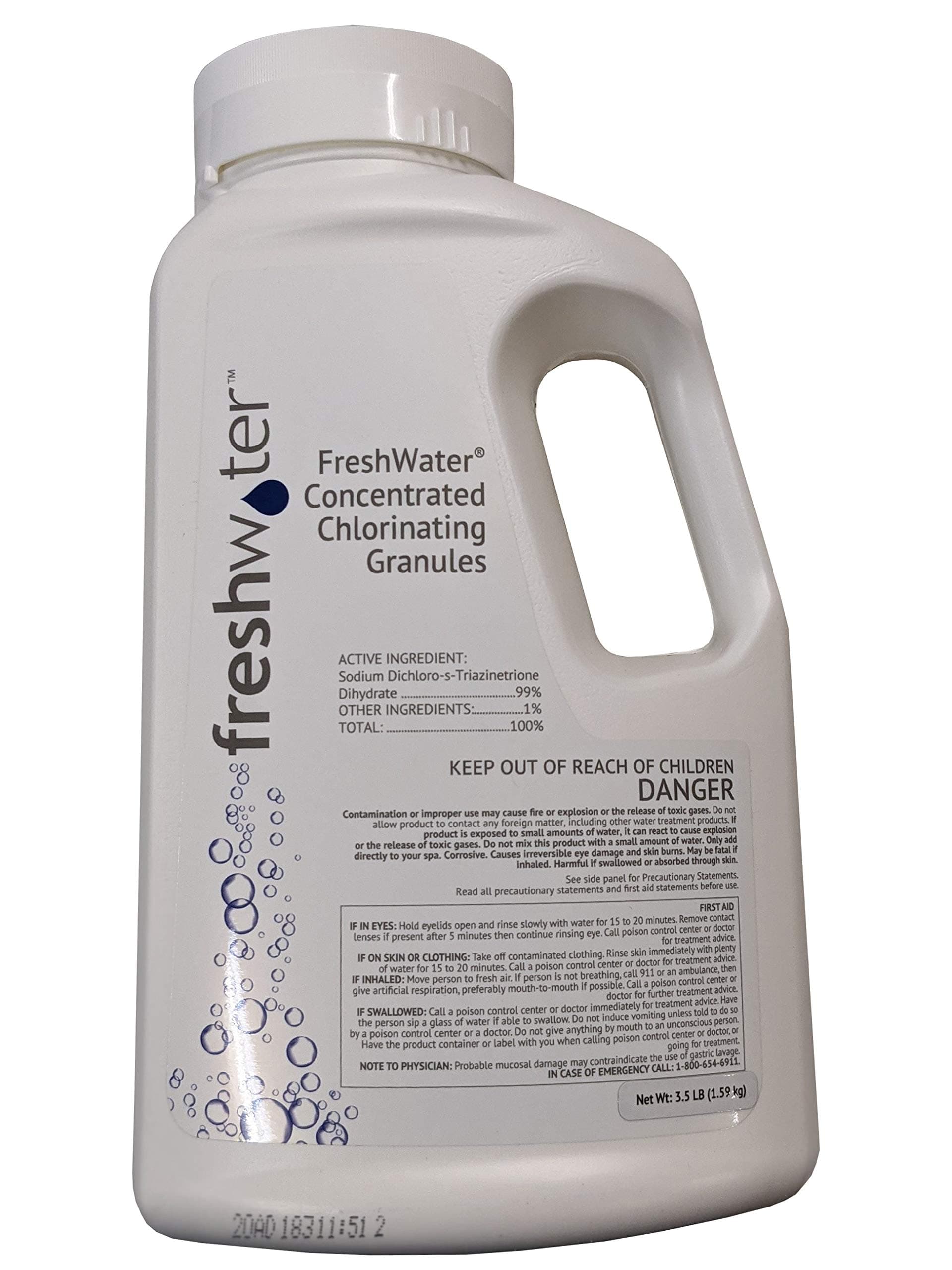 Hot Spring Concentrated Chlorinating Granules 3.5lb 80022, White