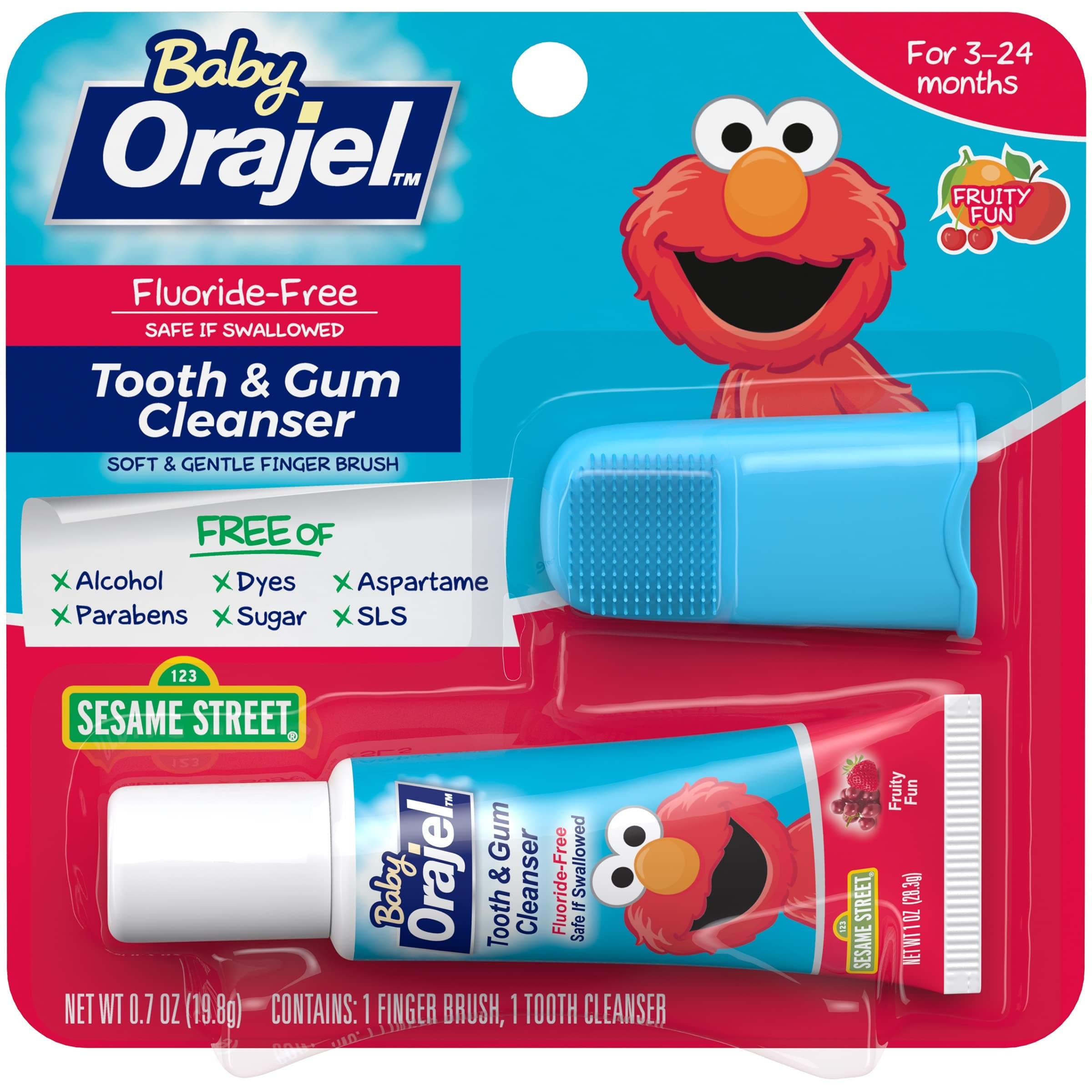 Baby Orajel Fluoride-free Toothpaste - Fruit (.7 Oz.)