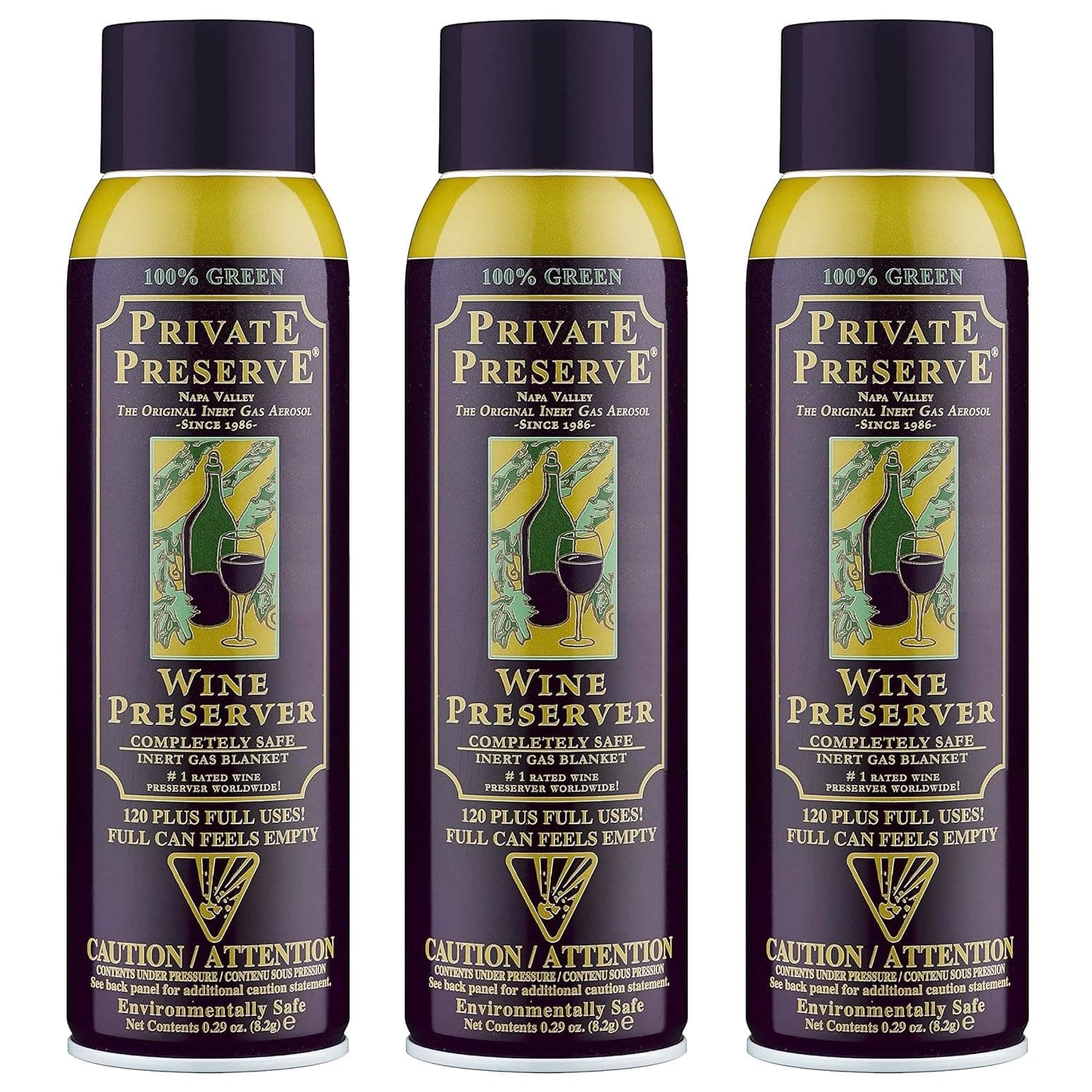 Wine Preservation System, Set of 3