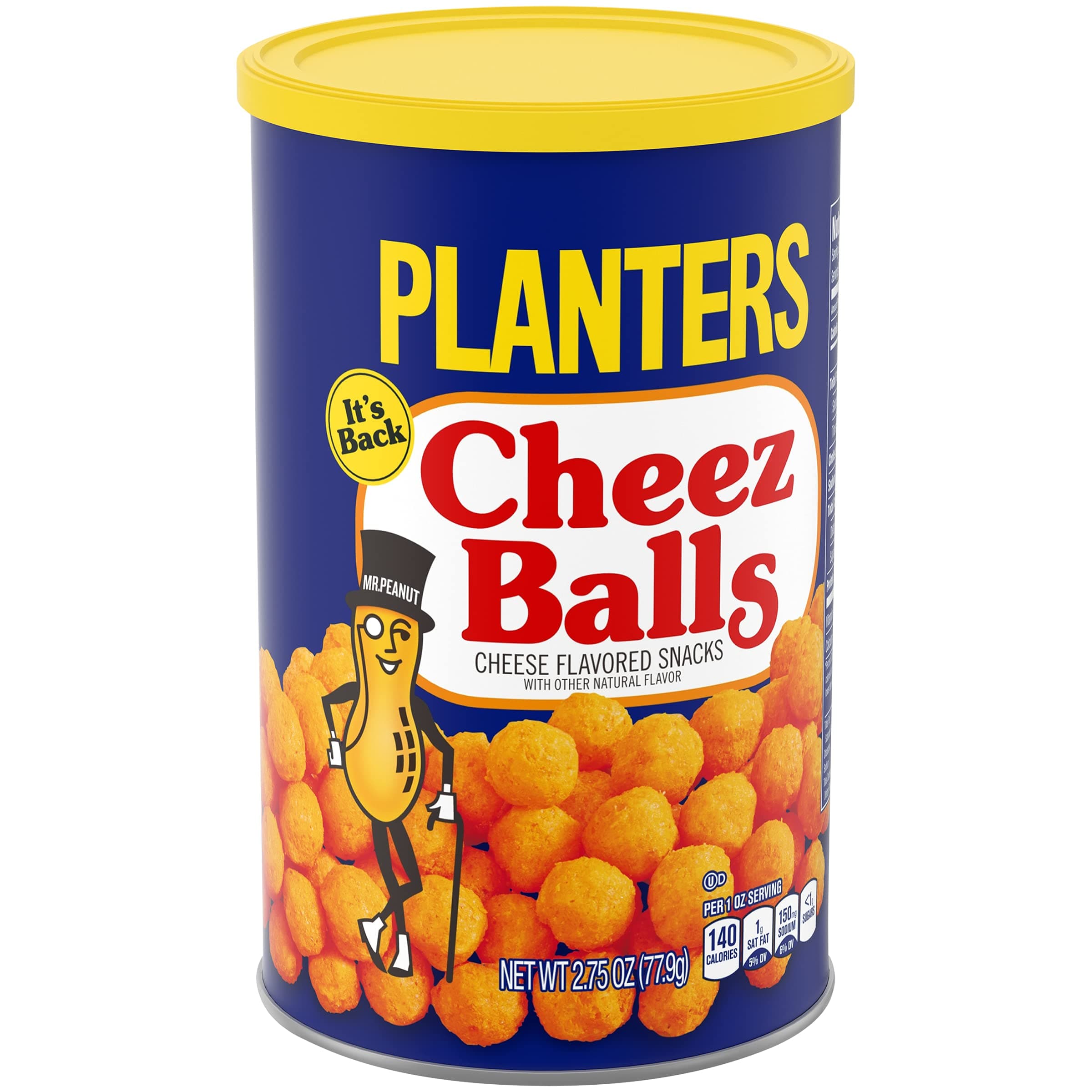 Planters Cheez Balls Original Cheese Flavour Snacks - 2.75oz - 77.9g - Cheese Balls