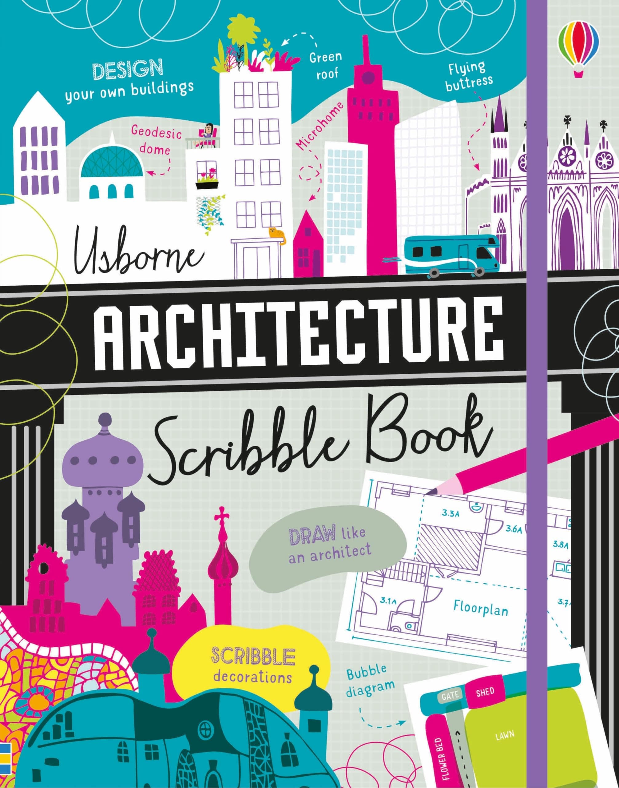 Architecture Scribble Book (Scribble Books): 1 Paperback – 16 July 2020