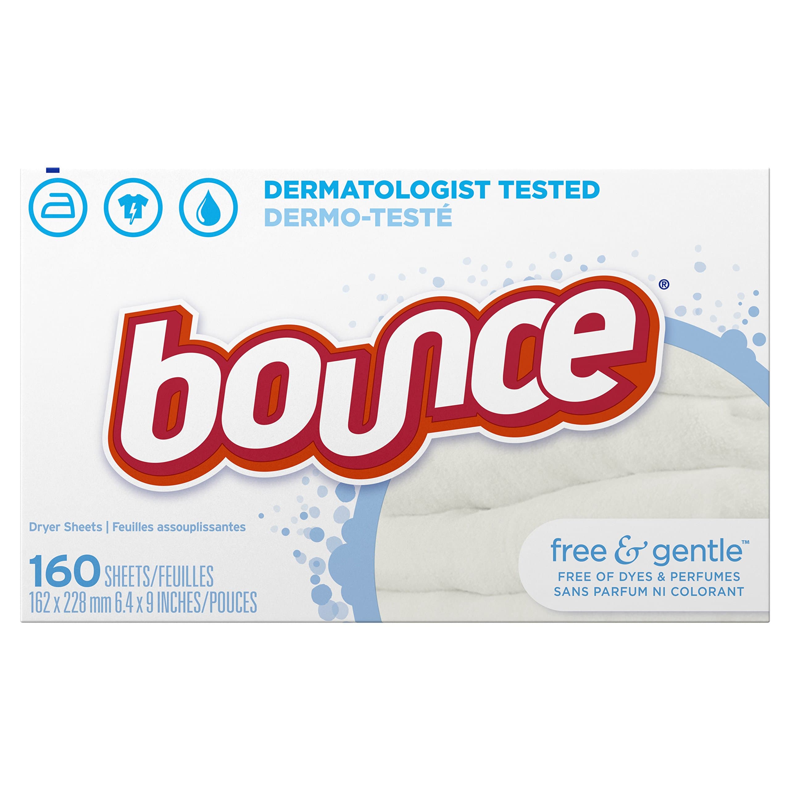 Free & Sensitive Unscented Dryer Sheets 160 ct