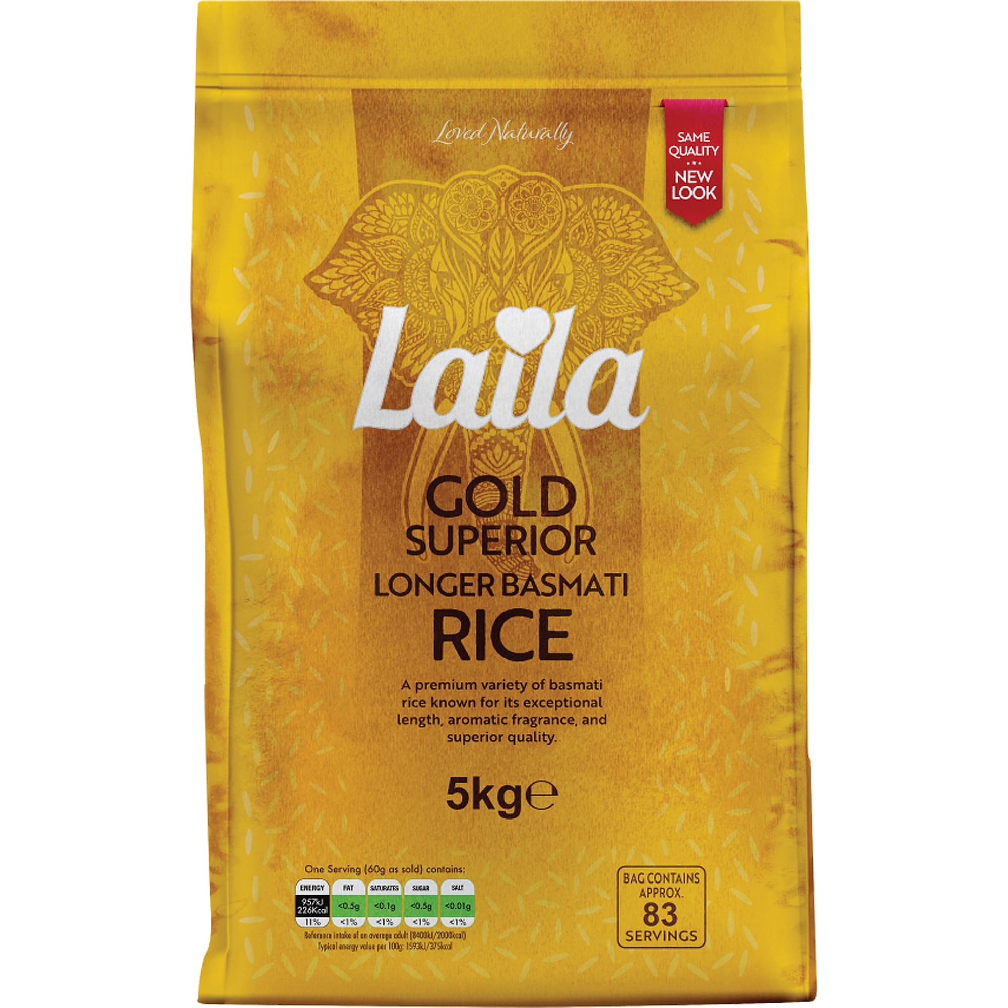 Laila Longer Basmati Rice 5Kg