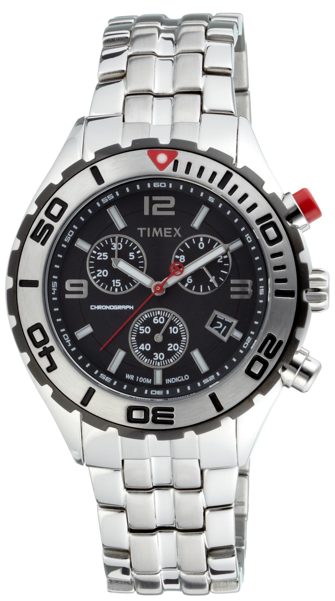 TIMEX E-Class Chronograph Black Dial Men's Watch - T2M759