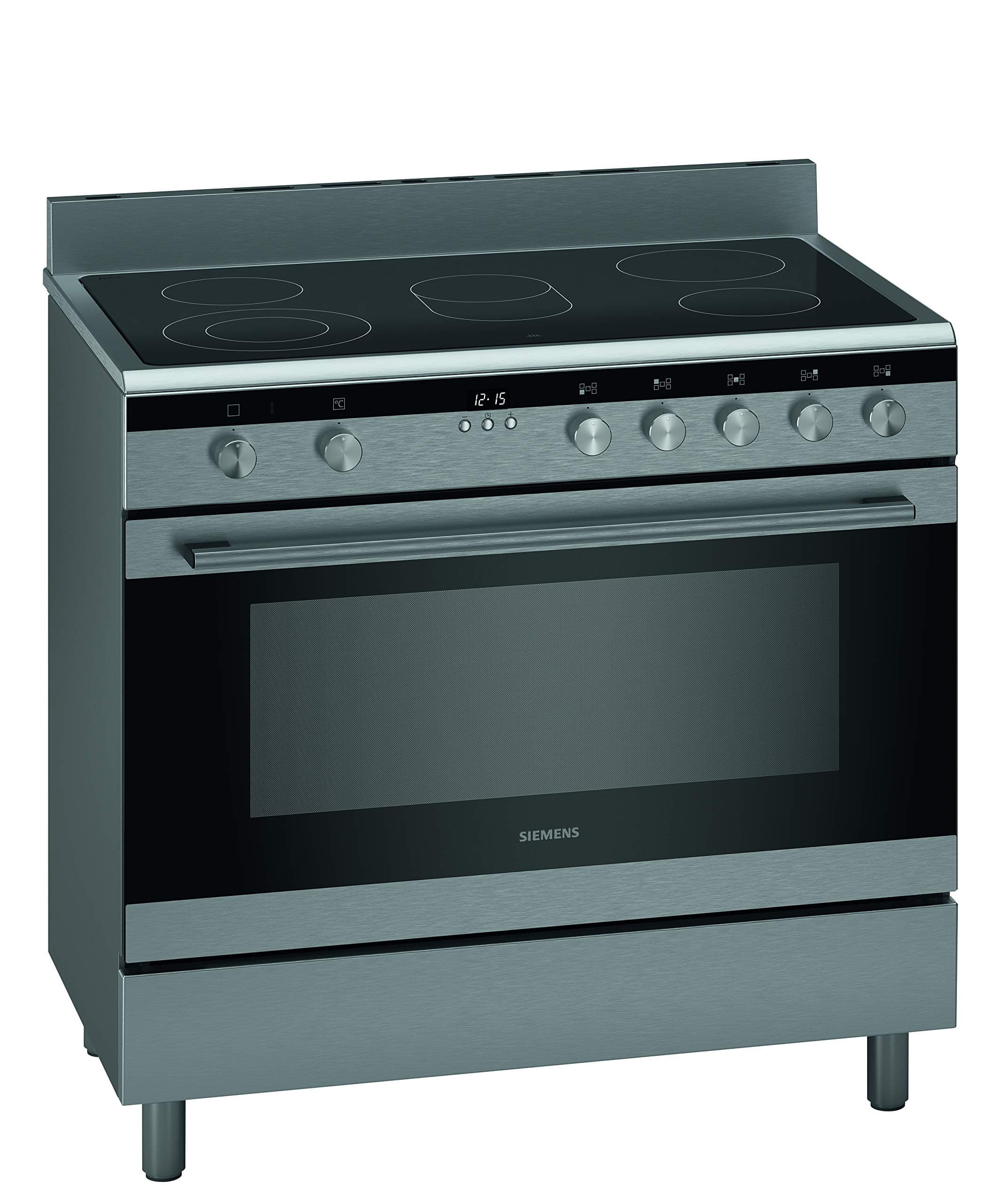 Siemens 90 cm Freestanding Ceramic Cooker with Schott Glass, German Engineering, HK9K9V850M