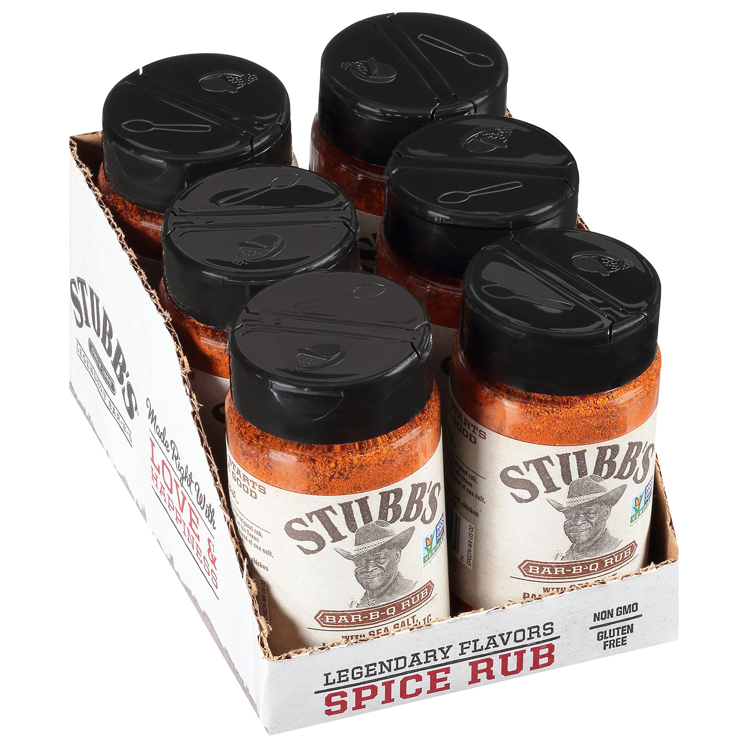 BBQ Rub, 4.62 Ounce, Pack of 6