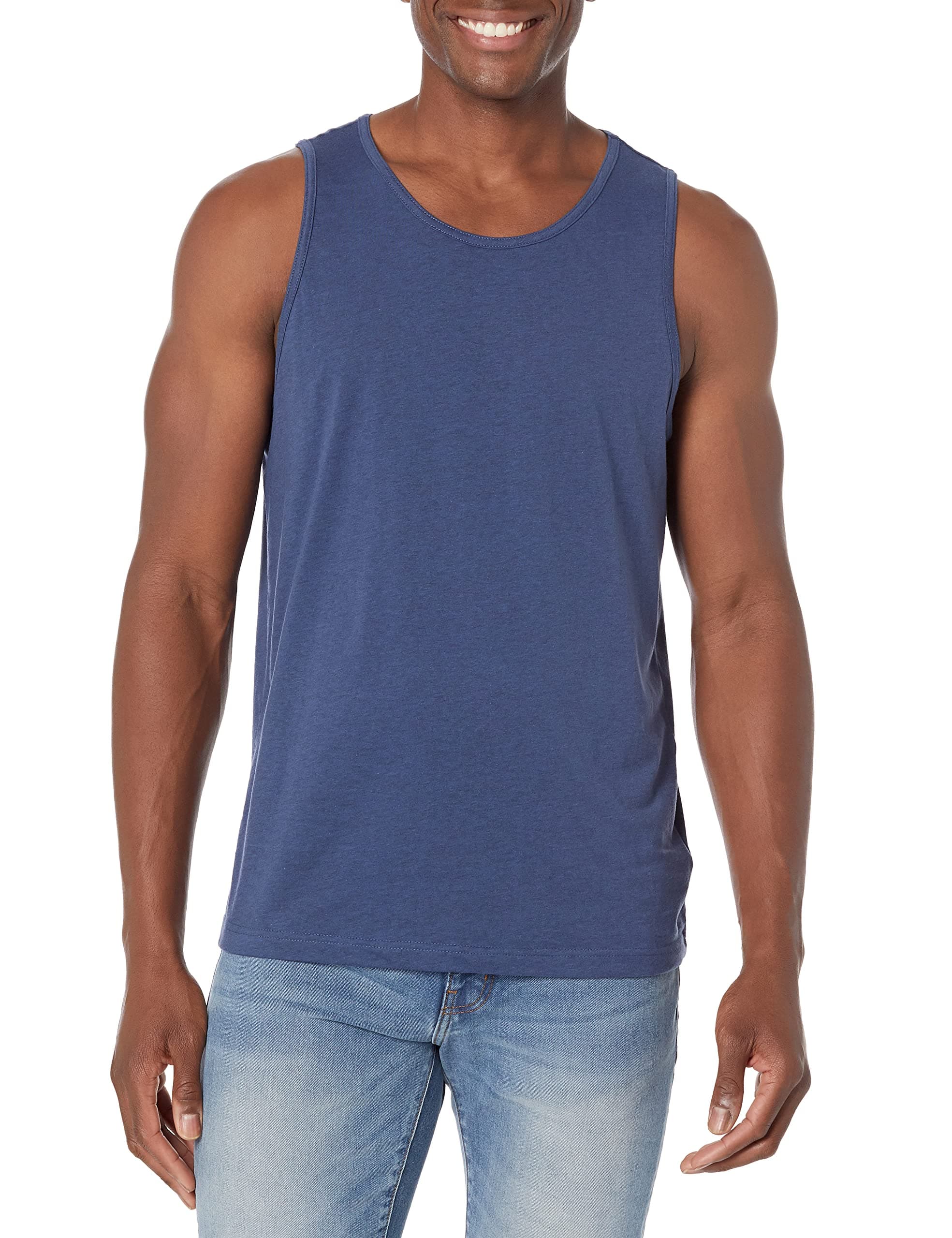 Amazon Essentials Men's Regular-Fit Sleeveless Tank Tops