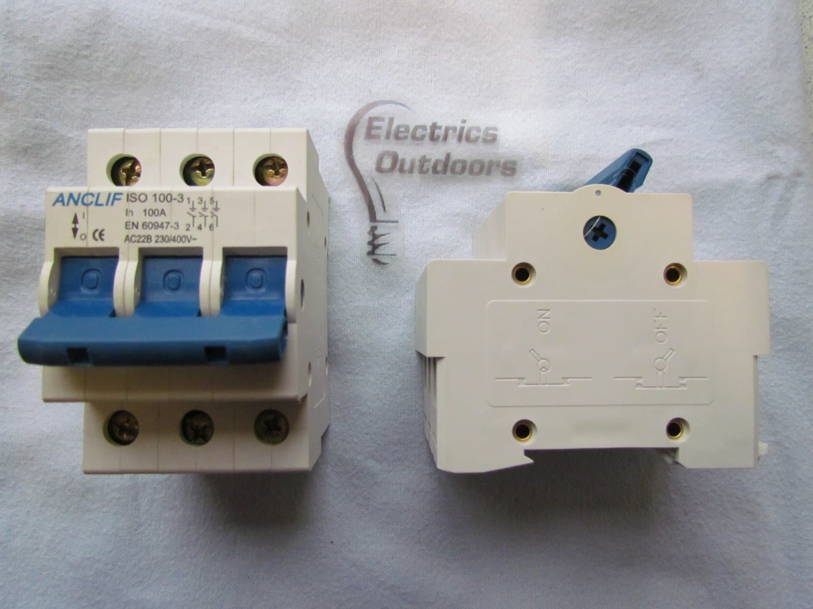 Anclif100 AMP TRIPLE POLE MAIN SWITCH DISCONNECTOR ISO100-3 BS EN 60947
