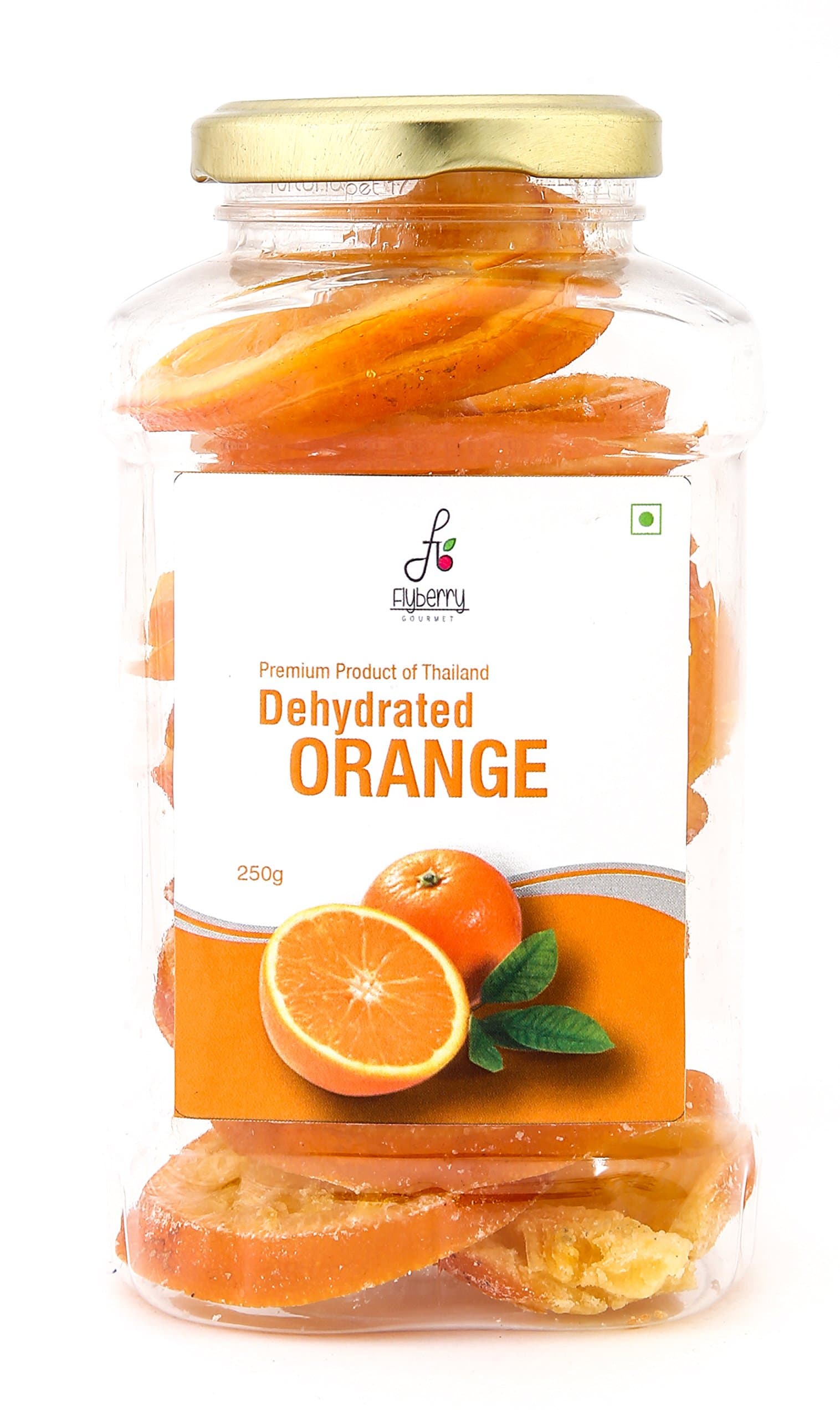 Flyberry Gourmet Orange Dehydrated, 250 g