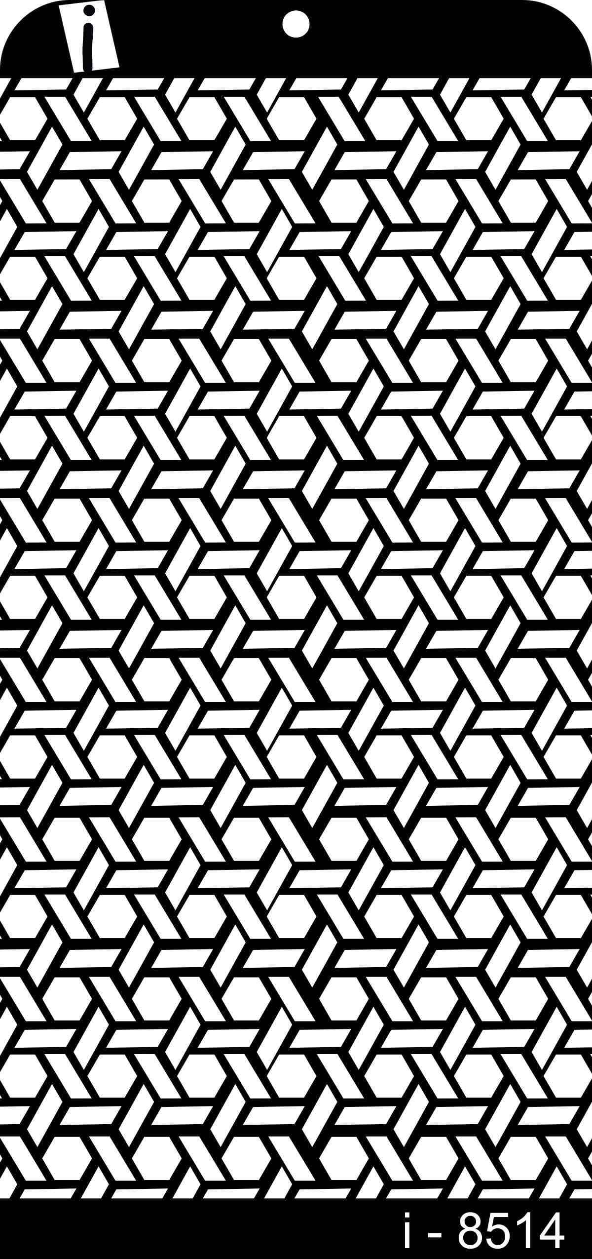 iCraft Decorative Layering Template Stencil i-8514 Size 4" x 8" Re-Usable Used for Painting, Journaling, Mix-Media, Wall Painting and Other Decorative Purposes. Pack of 1 Pcs