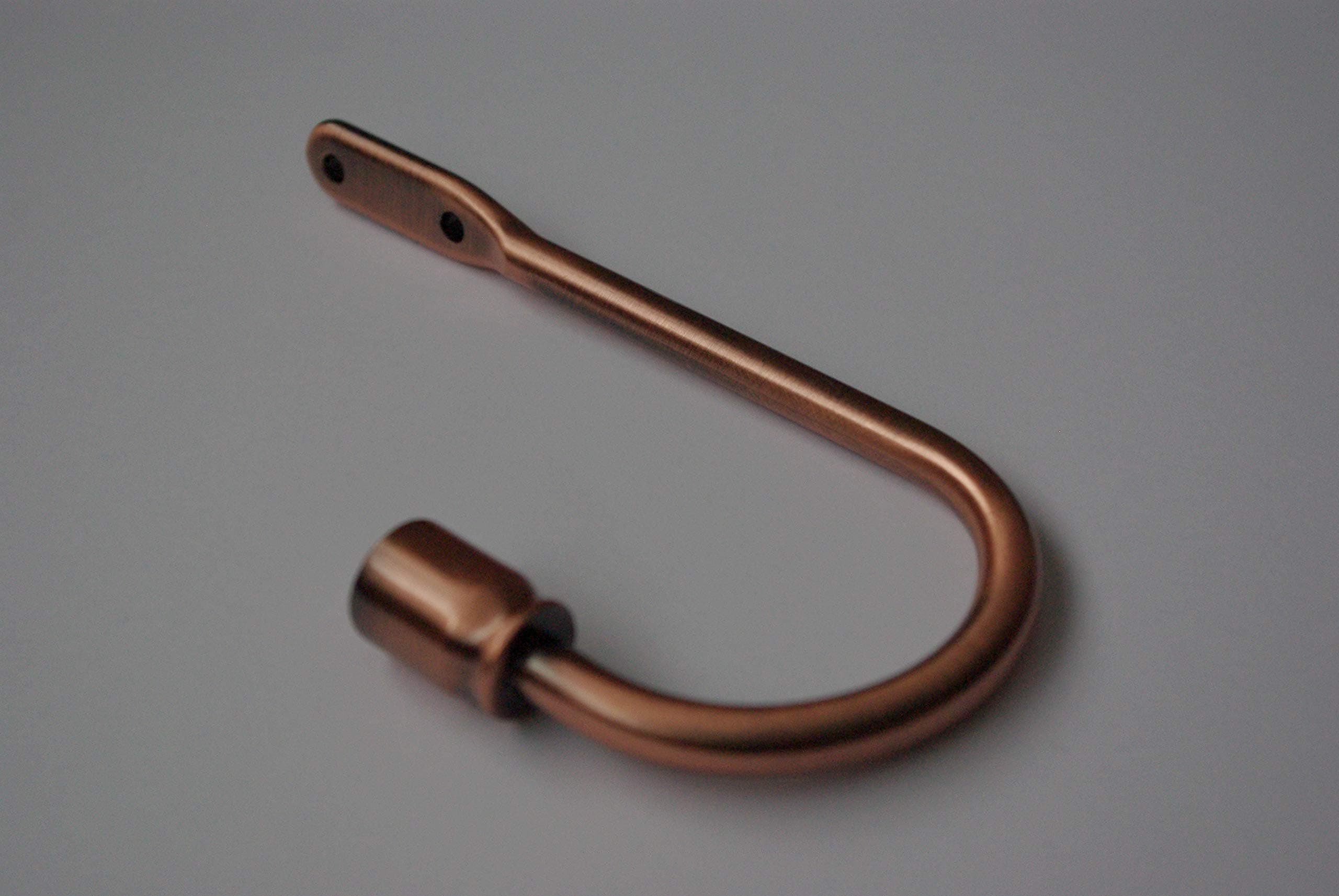 GNTS Decor Classic Minimalist Curtain Holdbacks, Tie backs, Pullbacks, Wall Decor, Metal Holdbacks, Copper 150mm (Pack of 2)