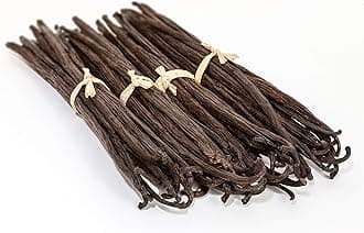1/4 LB Organic Madagascar Vanilla Beans - Whole Extract Grade B Pods for Baking, Homemade Extract, Brewing, Coffee, Cooking - 4 Ounces