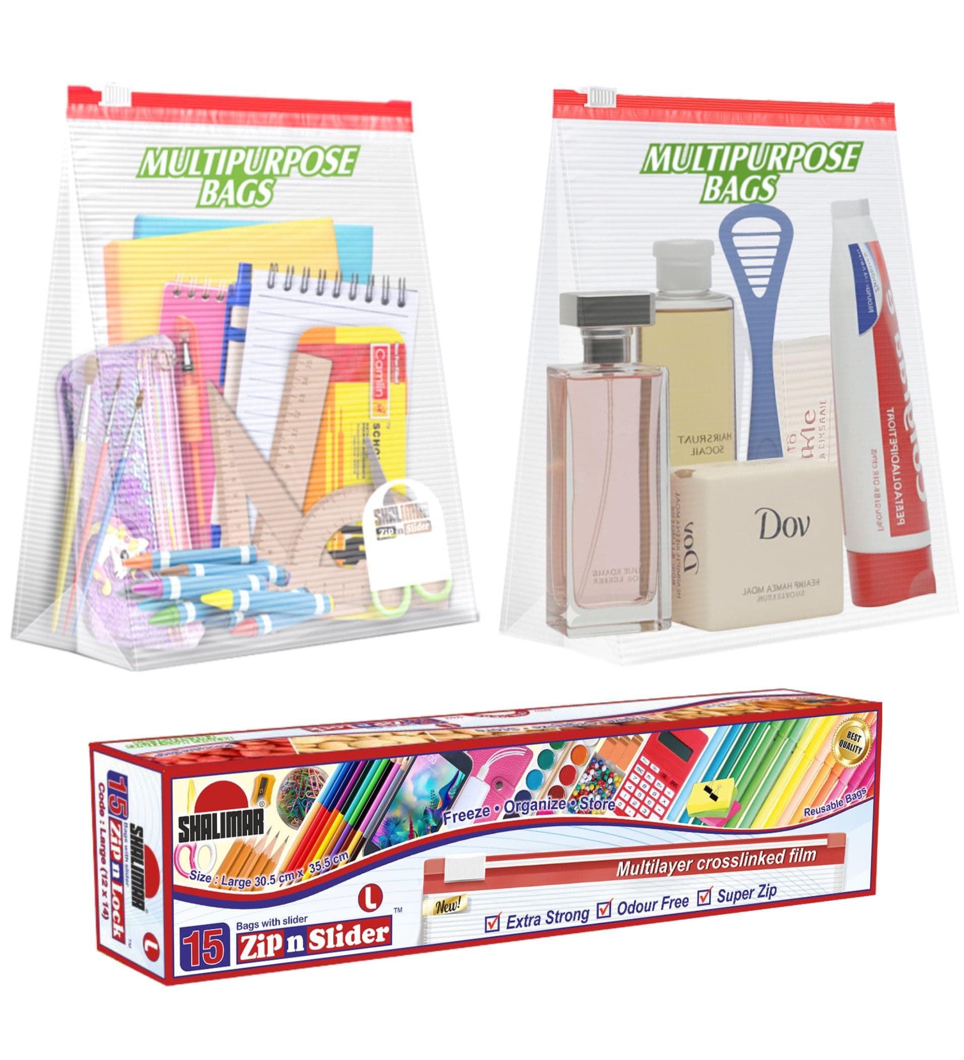 Shalimar Zip 'N' Lock Bag