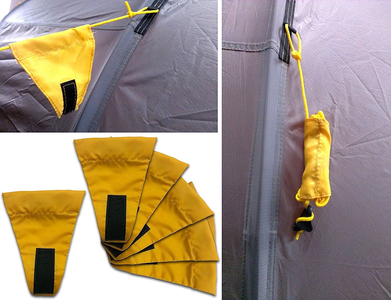 Wechsel Tents Guy Line 6 Flags for Guy Ropes For Camping Tent/Awning or Tarp A Handy companion