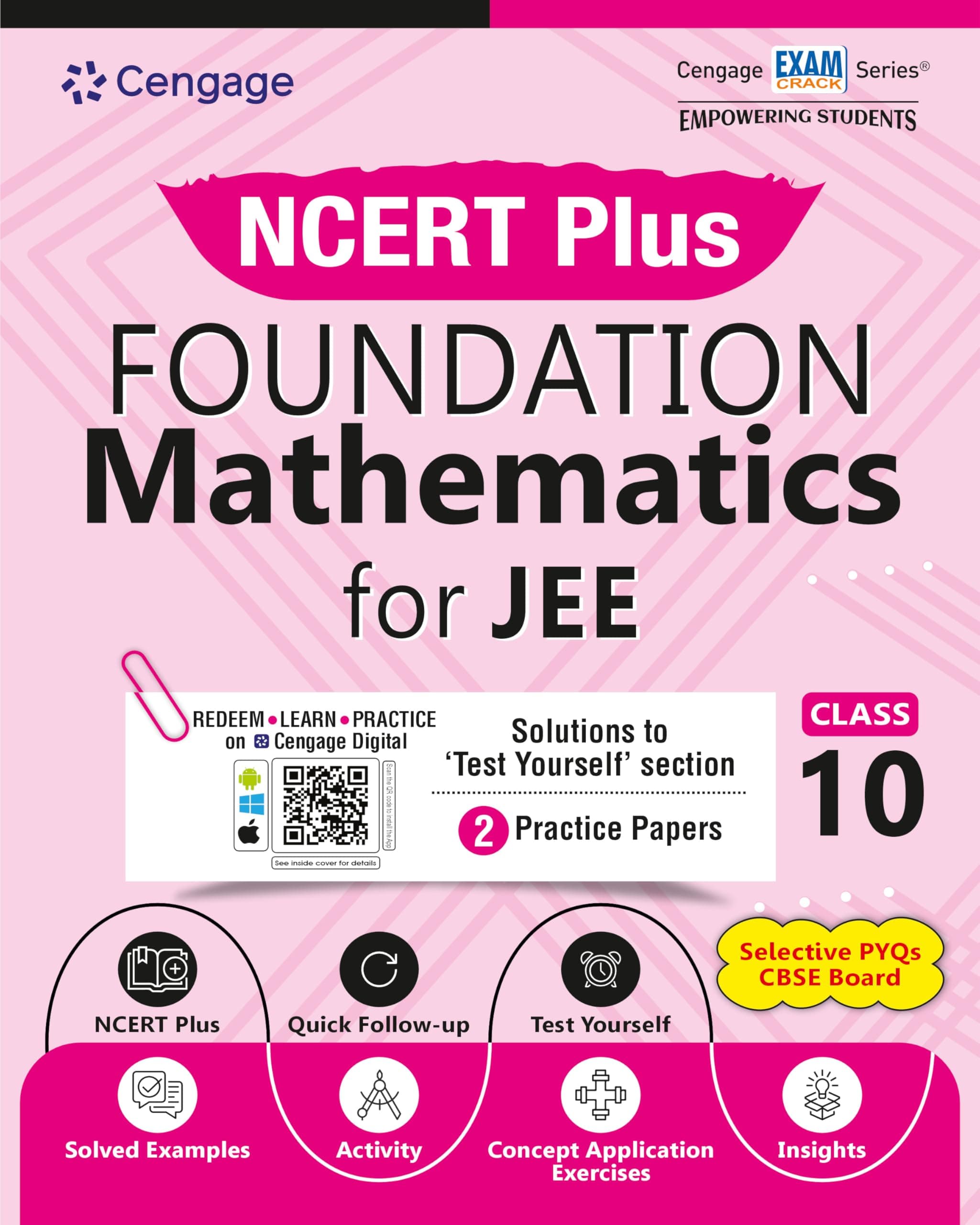 NCERT Plus Foundation Mathematics for JEE: Class 10 Paperback – January 1, 2025