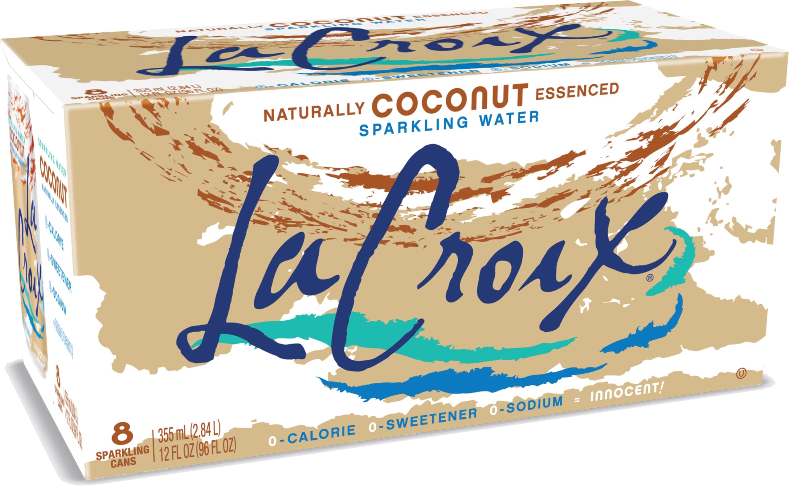 La Croix Coconut Sparkling Water, 12 oz, 8 pk