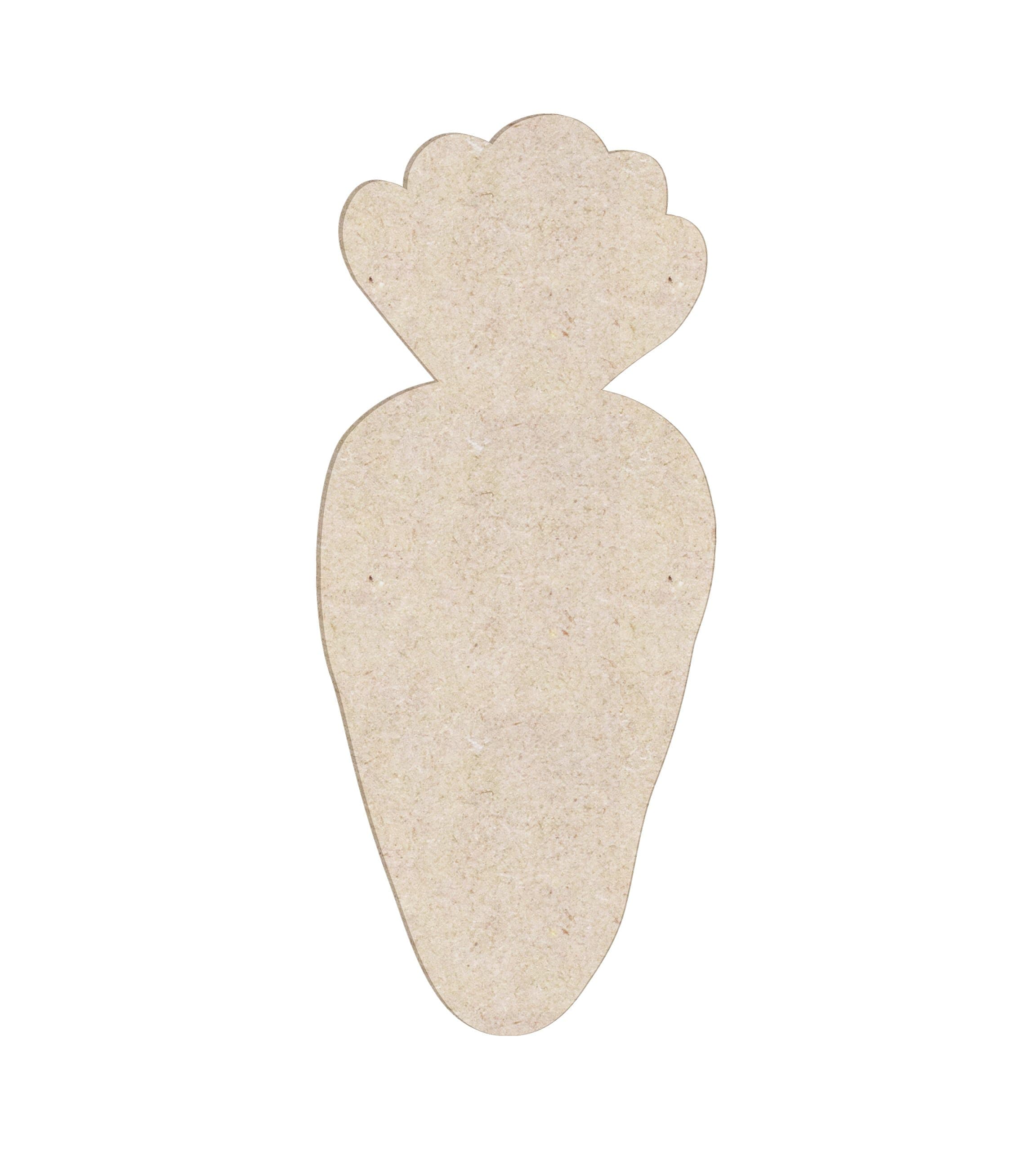 20" Easter Carrot Unfinished Wood Cutout Shape