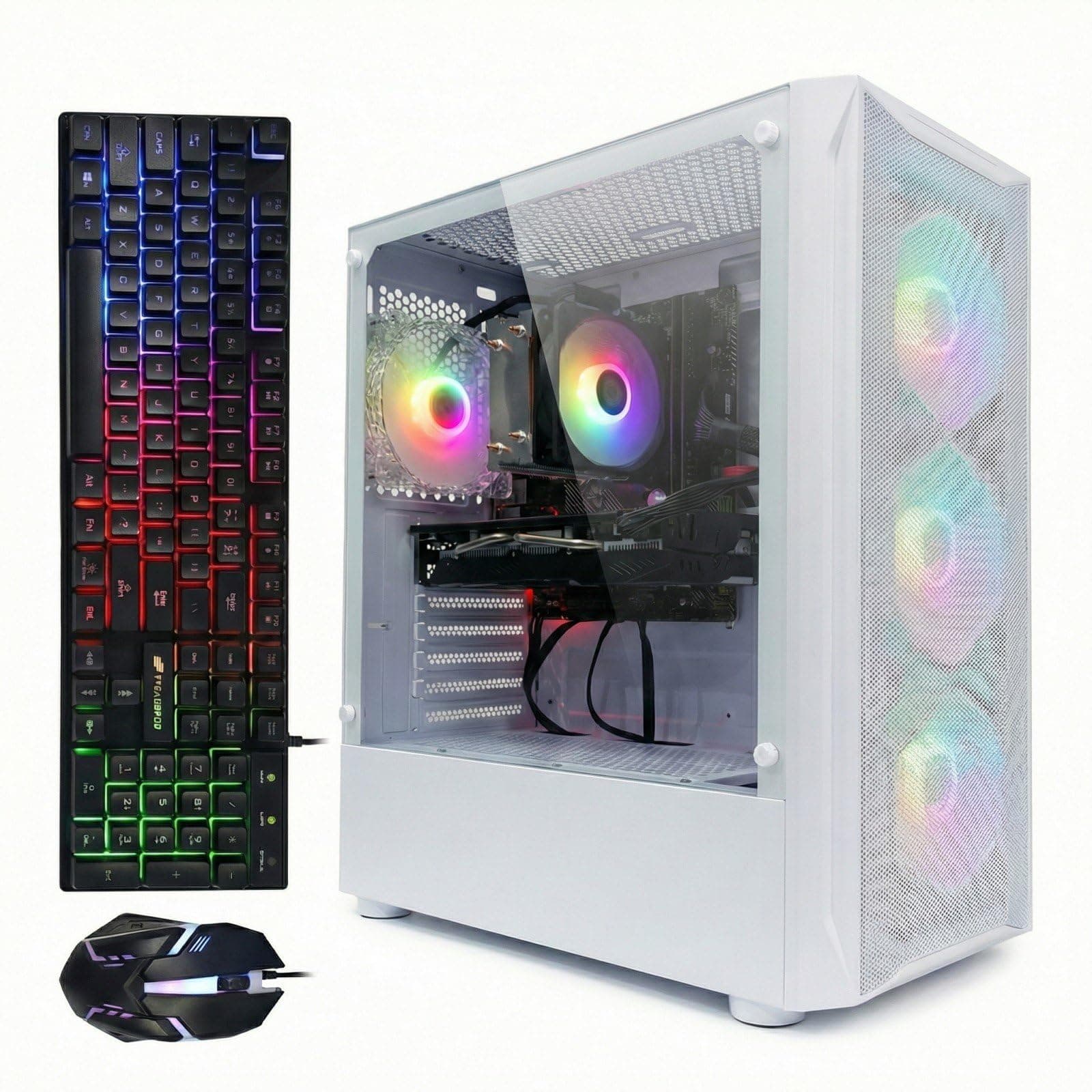 STGAubron Gaming Desktop PC, Intel Core i7 3.4G up to 3.9G, 32G RAM, 1T SSD, ...