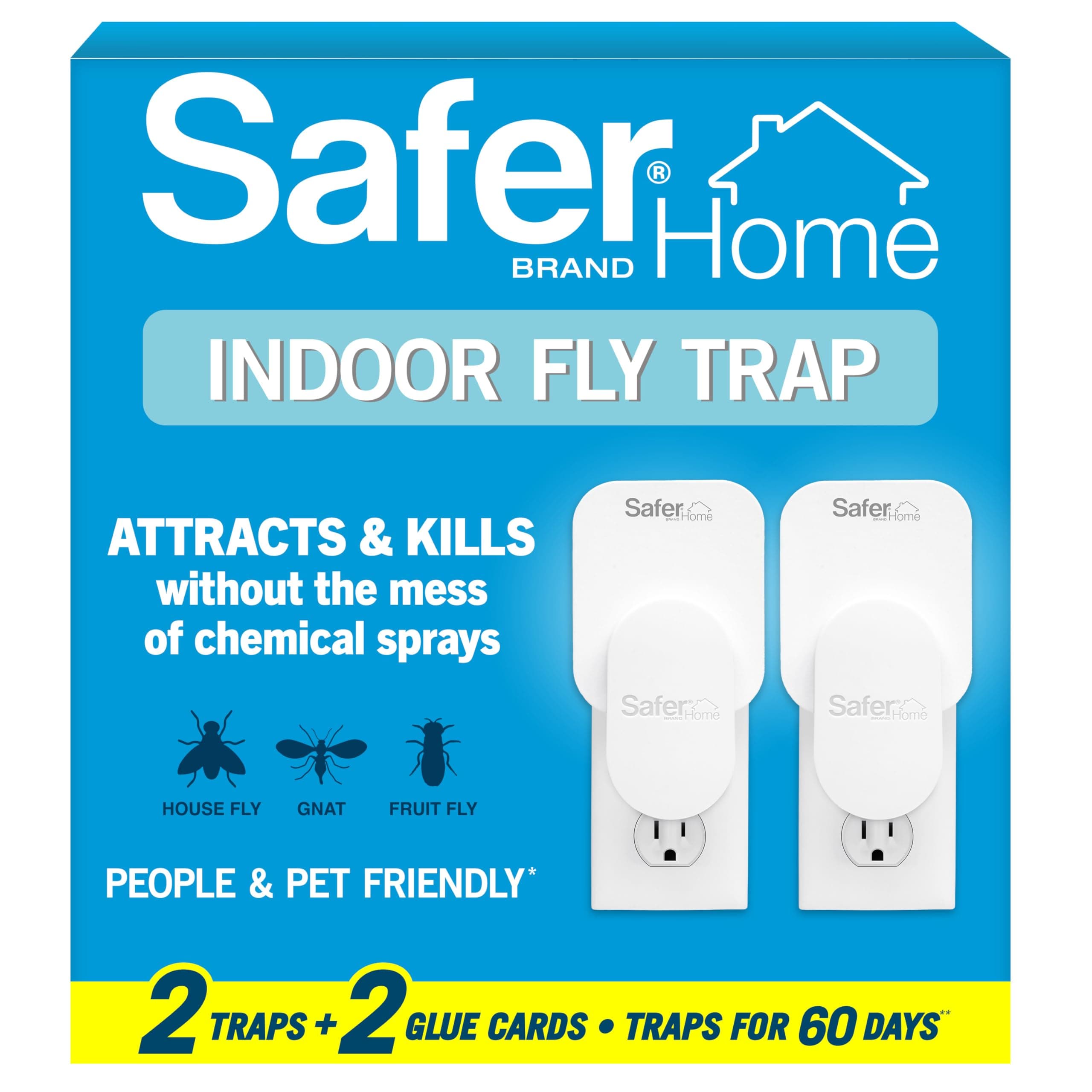 Safer Brand Home Indoor Plug-in Fly Traps for Flies