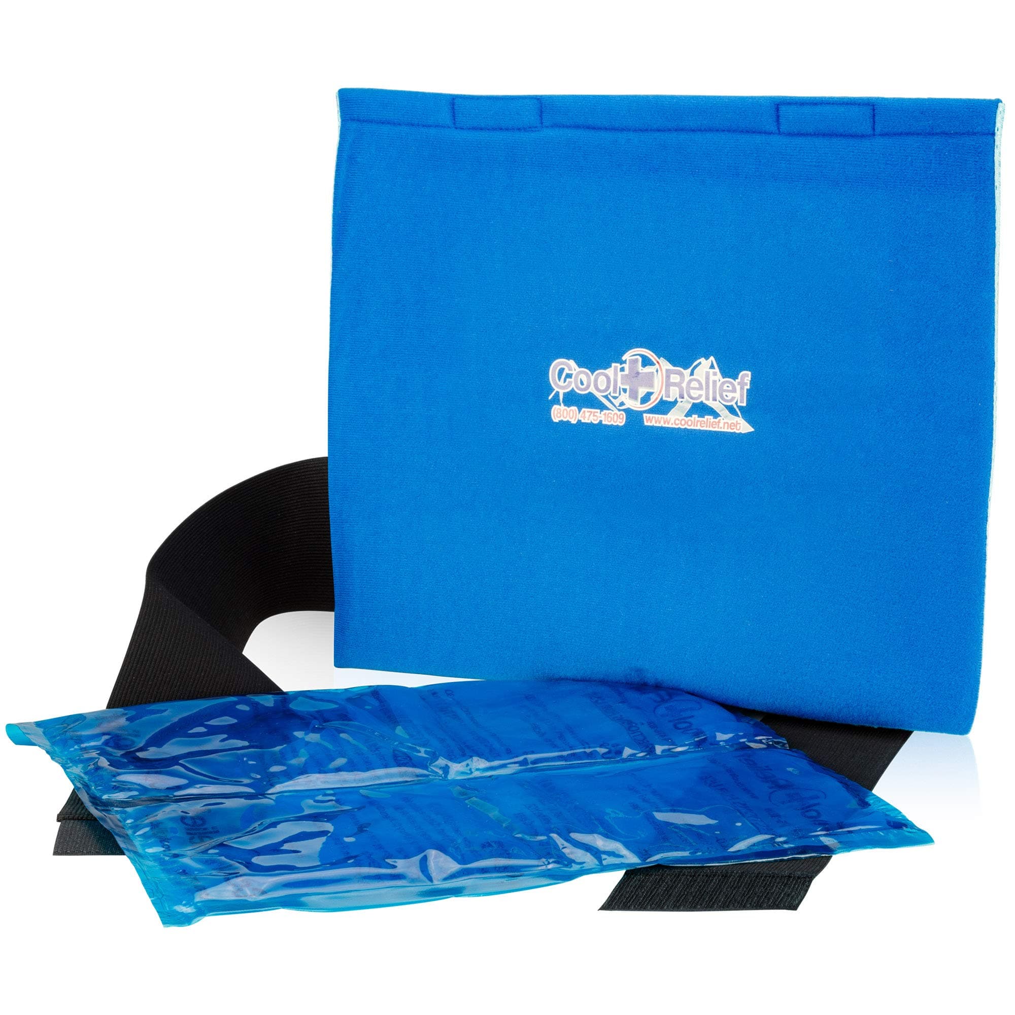 CoolRelief FlexGel - Versatile Gel Ice Pack Wrap for Knee, Shoulder, and Hip - Medical Grade Reusable - Advanced Cold Therapy (11" x 12" - Single Pack)